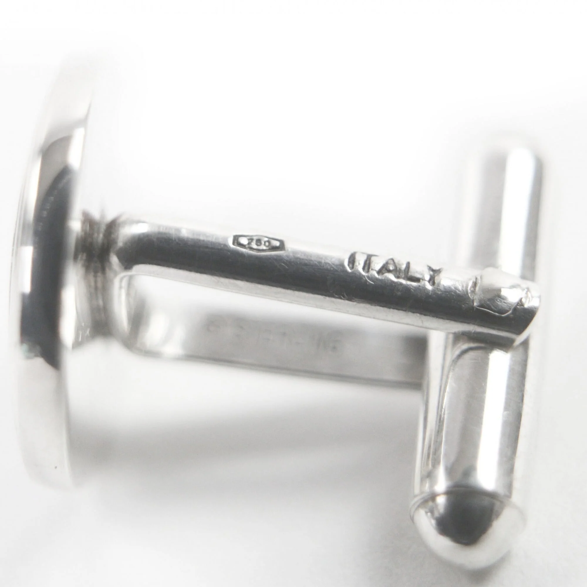 Cufflinks 18K Yellow Gold and Sterling Silver Bracelet - Image 6