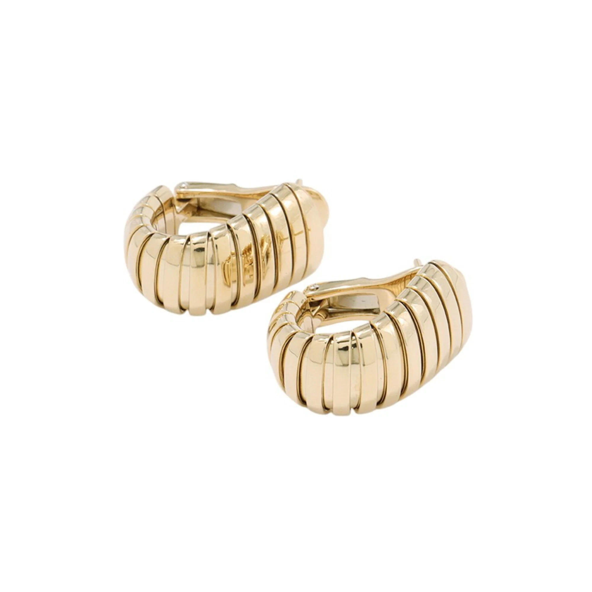 Tubogas Earrings 18K Yellow Gold 18K Yellow Gold - Image 2