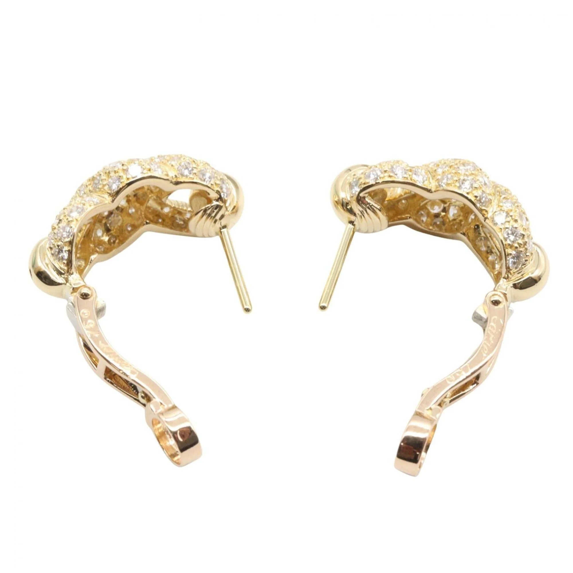 Earrings 18K Yellow Gold - Image 3