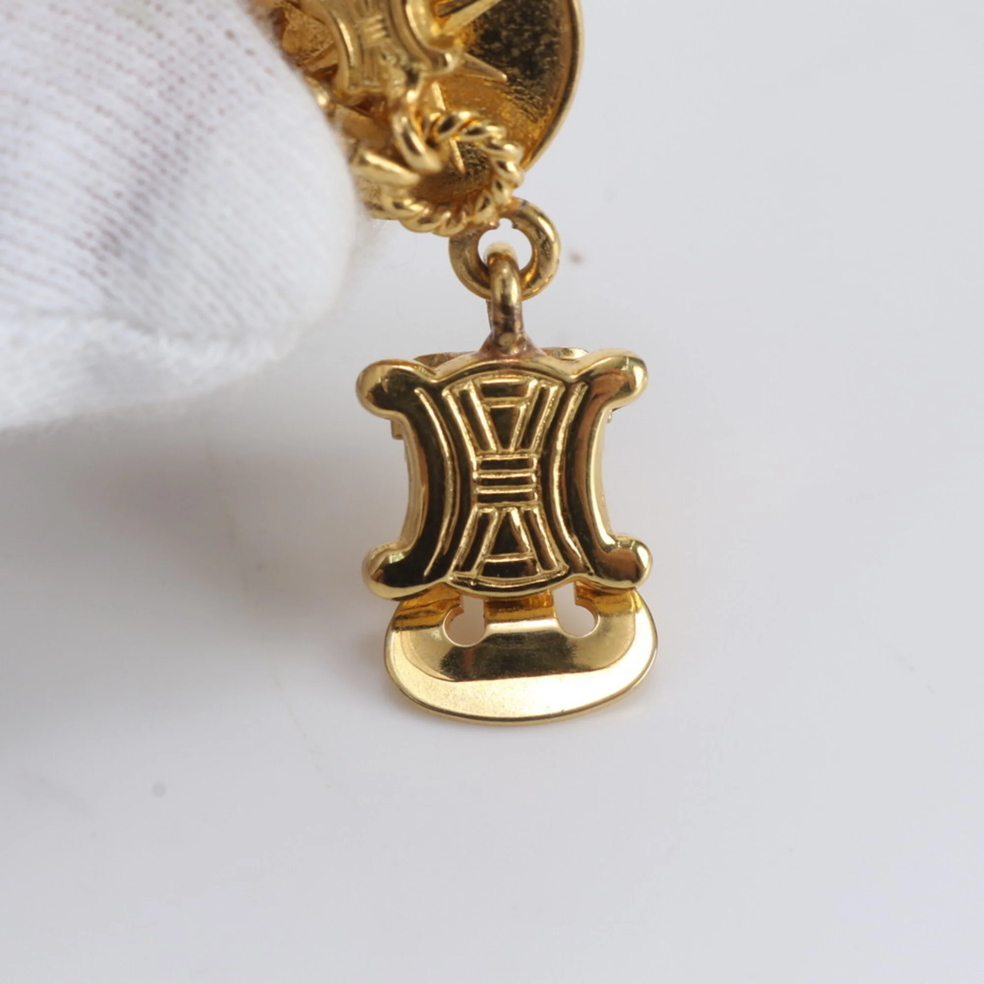 Earrings Gold-Tone Metal - Image 3
