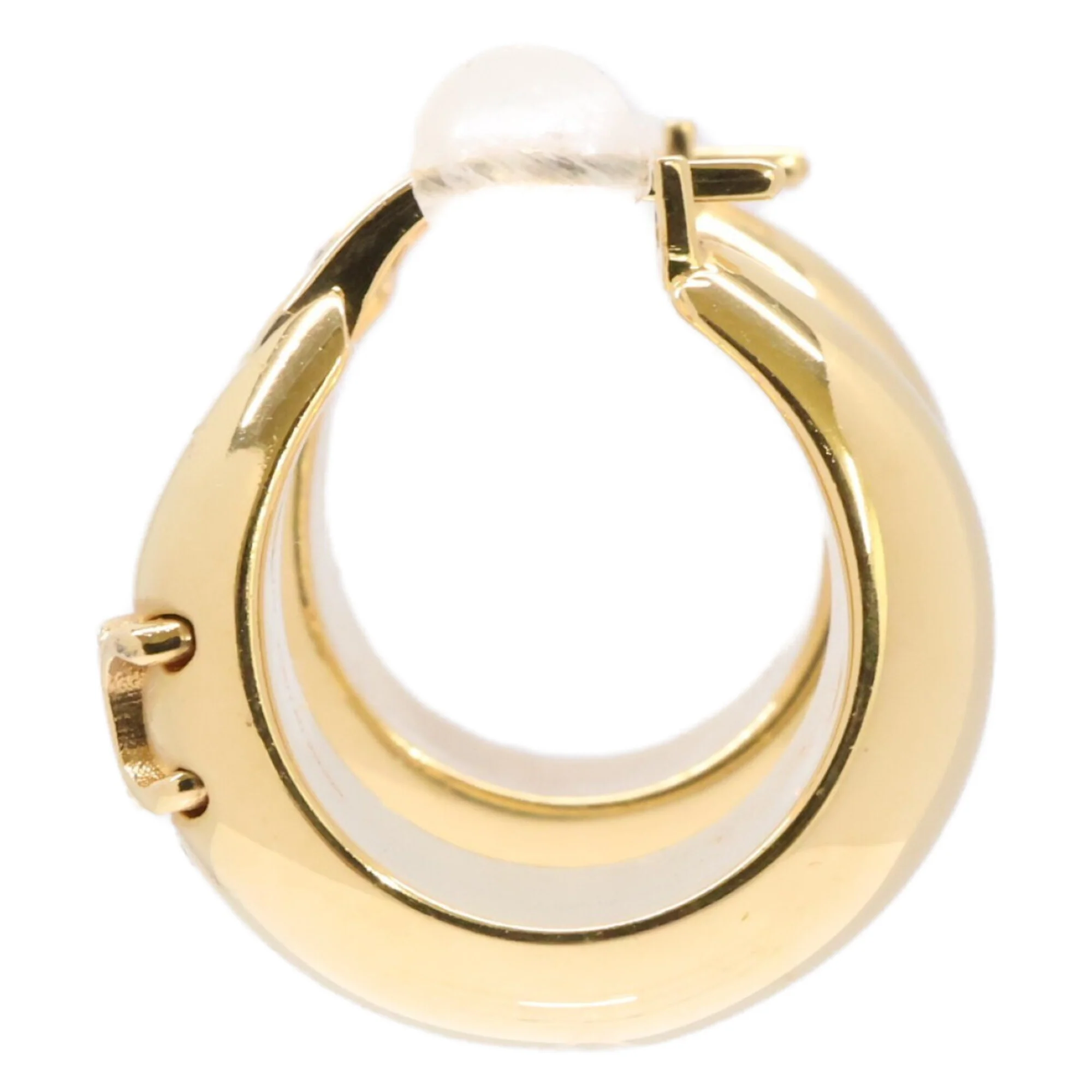Earrings Hoop Gold-Tone Metal - Image 3