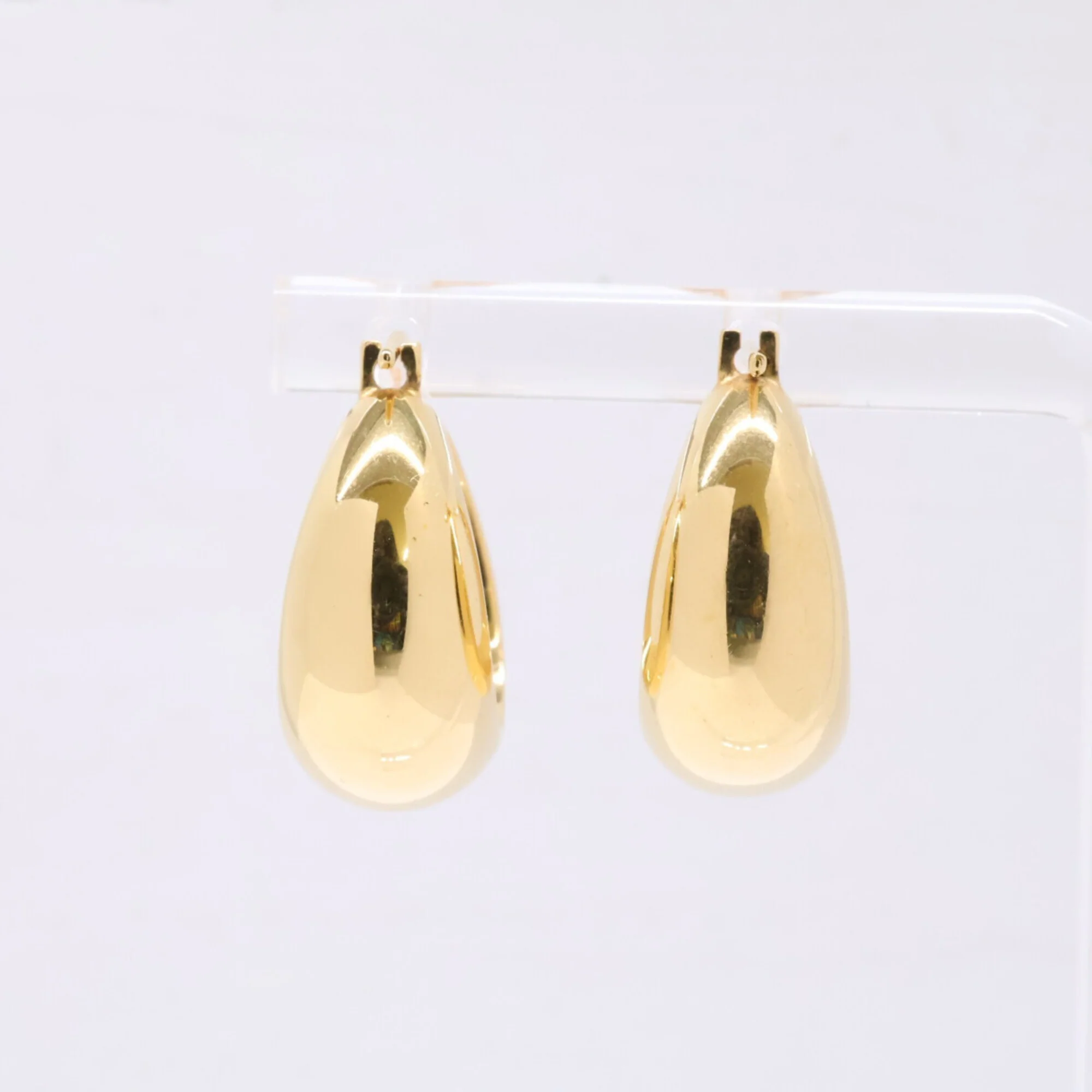 Earrings Hoop Gold-Tone Metal - Image 4