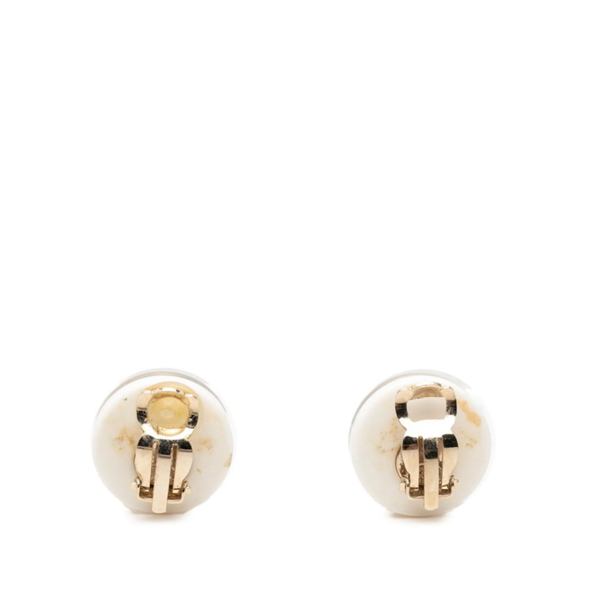 CC Logo Clip-On Earrings Metal - Image 2