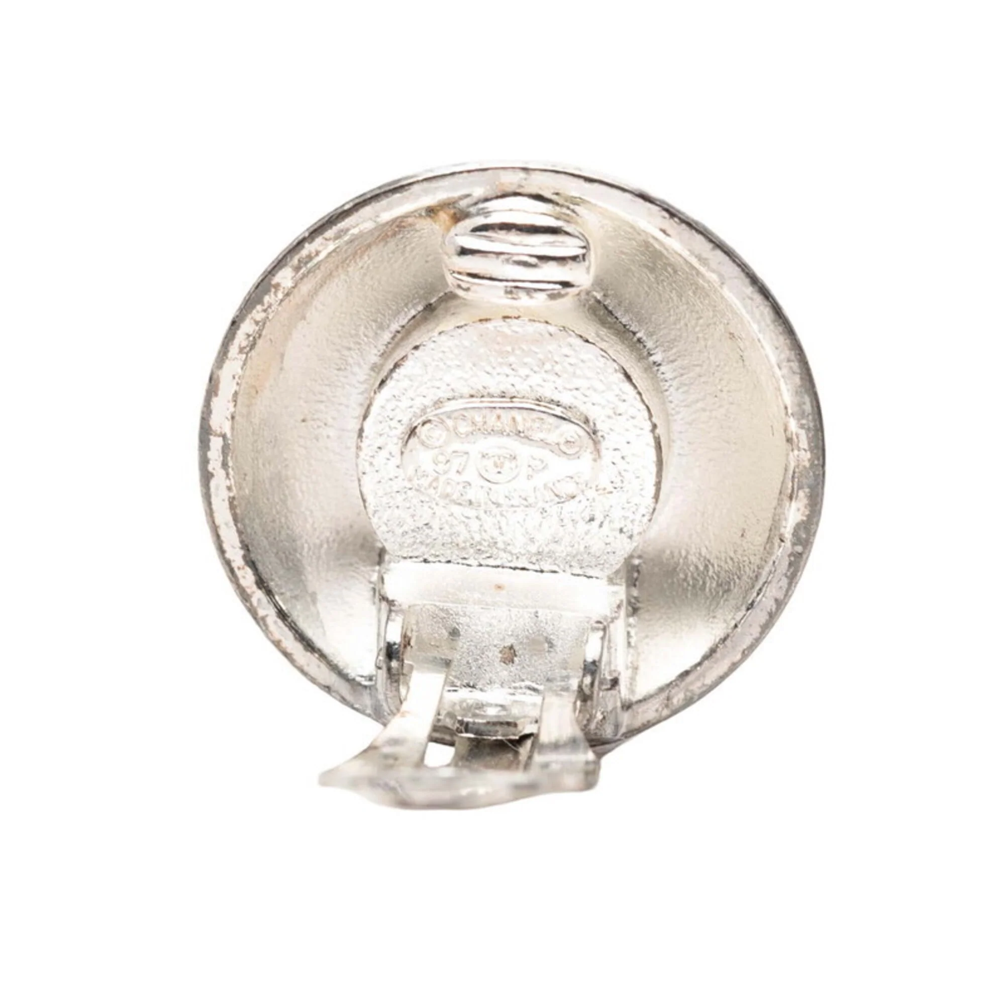 CC Logo Clip-On Earrings Metal - Image 3