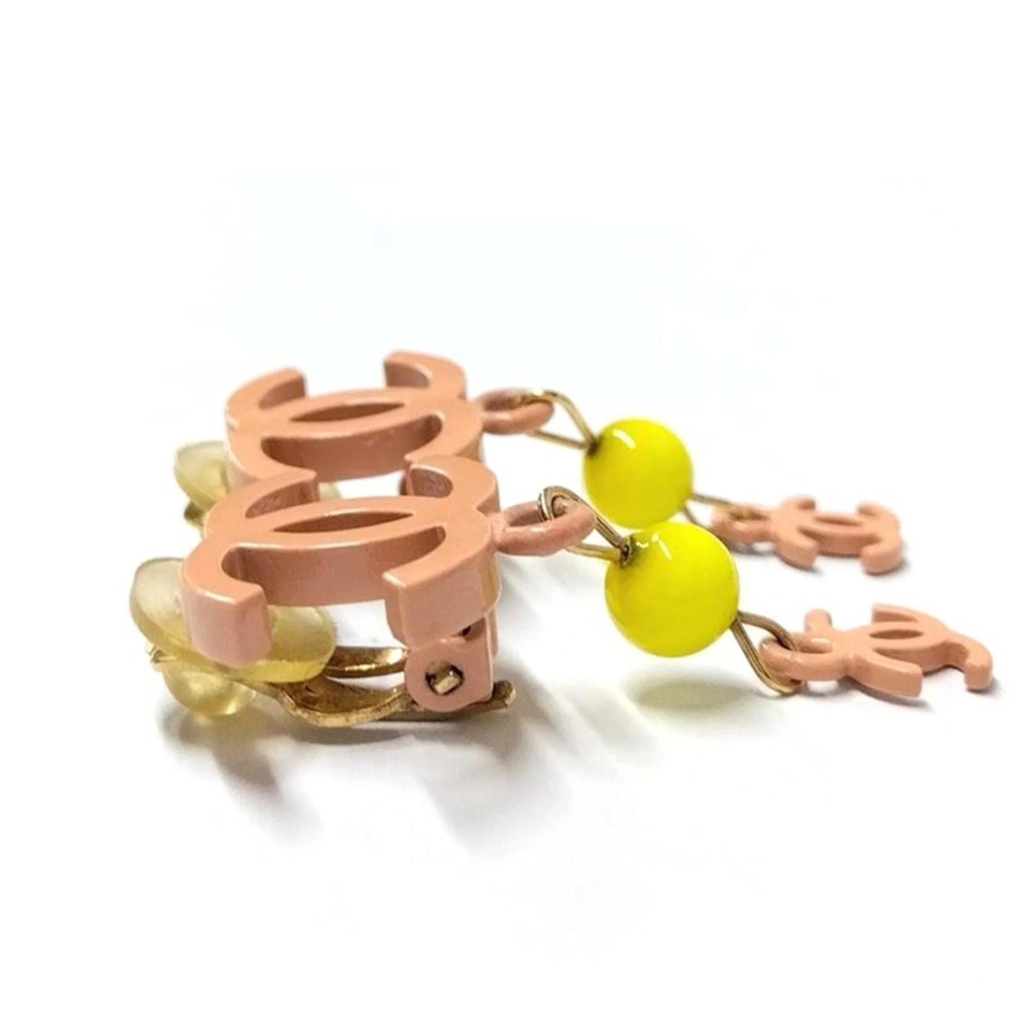 CC Logo Clip-On Earrings Metal - Image 3