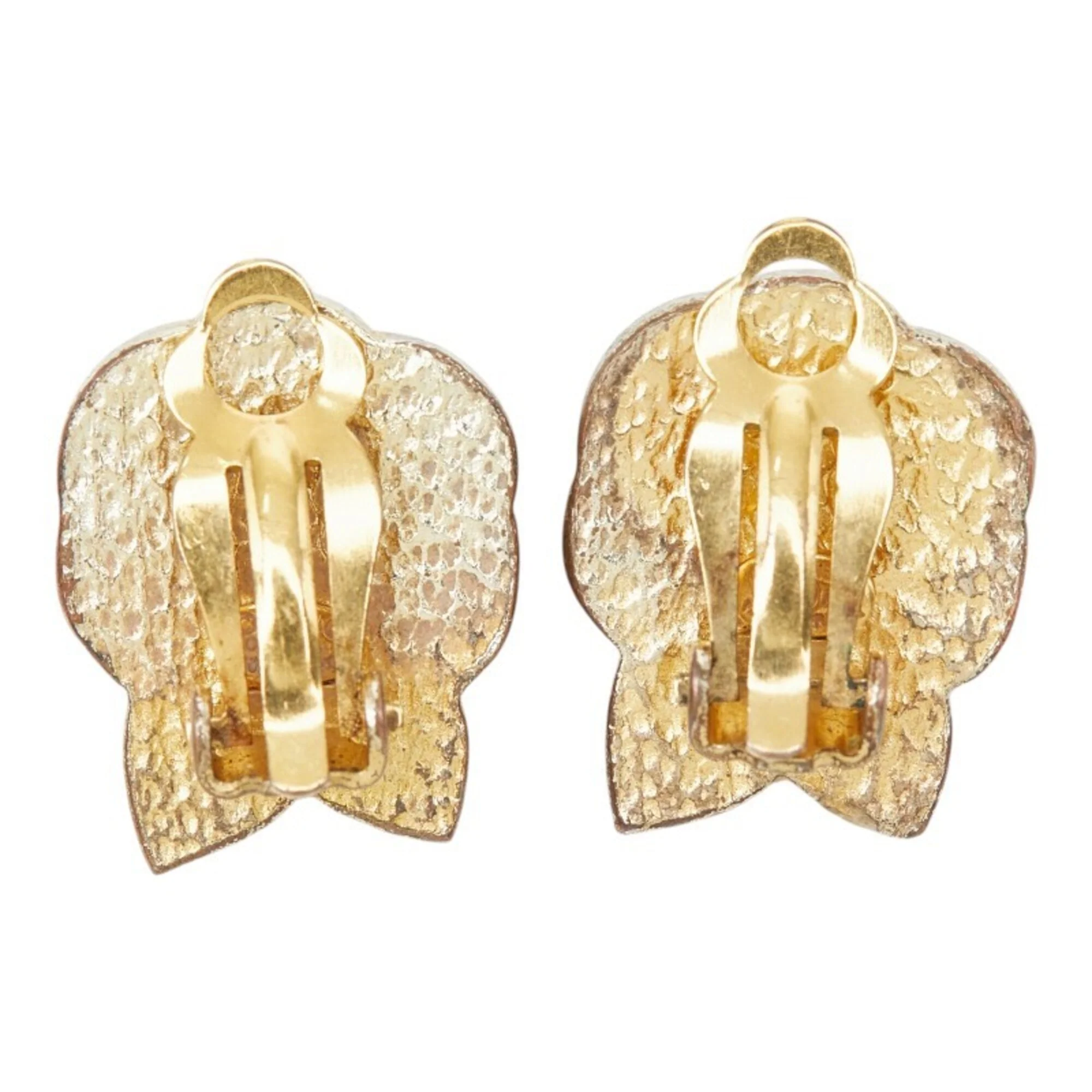CC Logo Clip-On Earrings Metal - Image 3