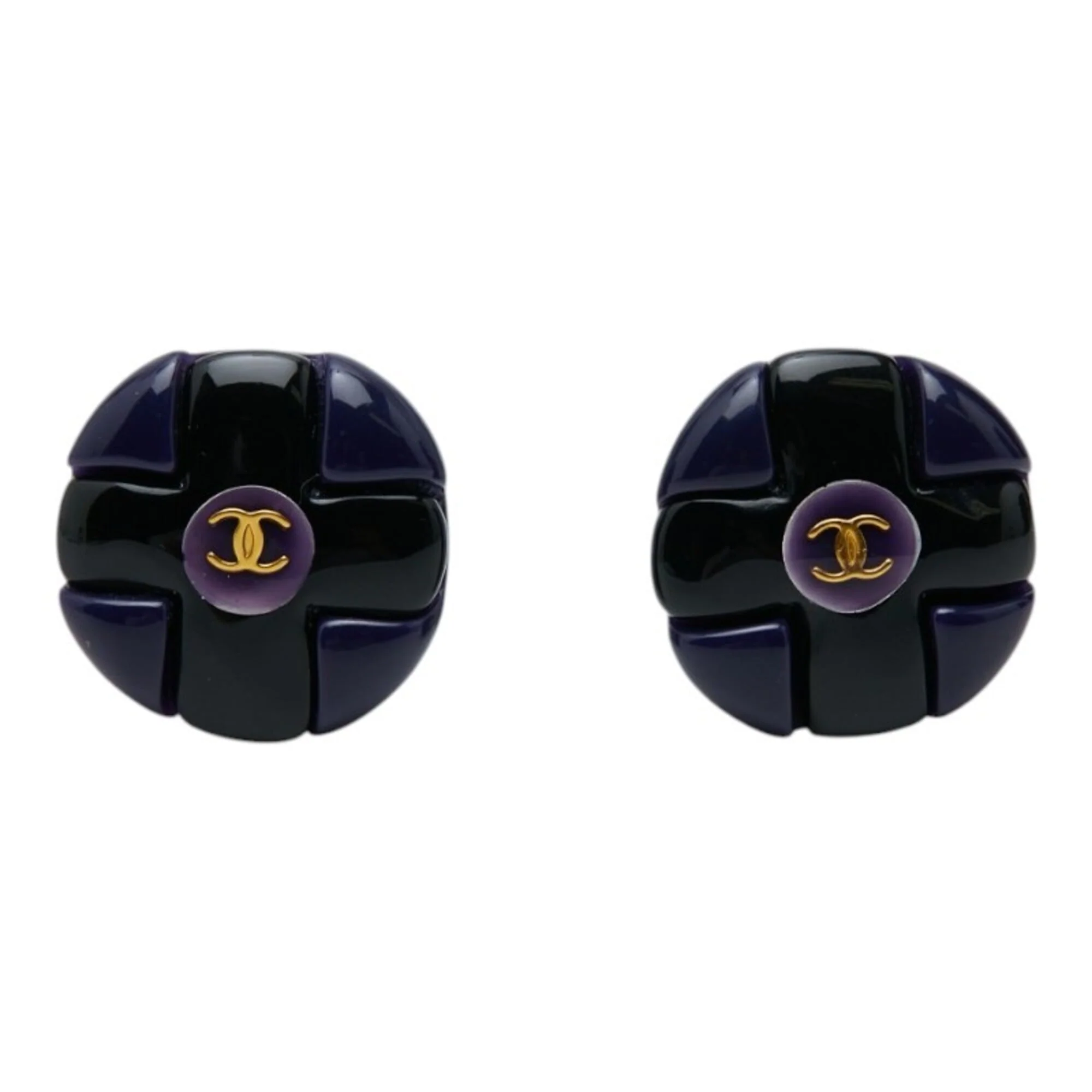 CC Logo Clip-On Earrings Metal - Image 2
