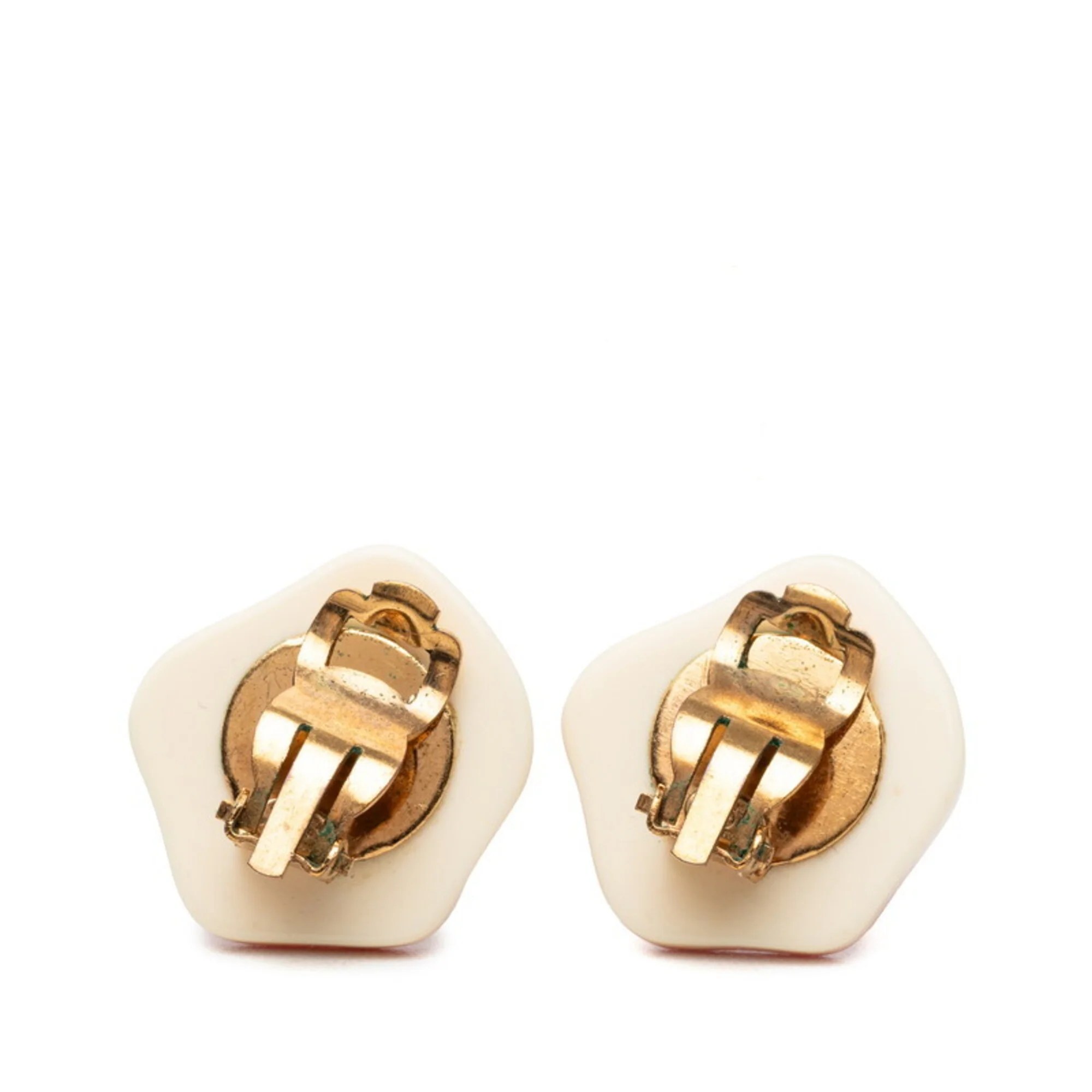 CC Logo Clip-On Earrings Metal - Image 2