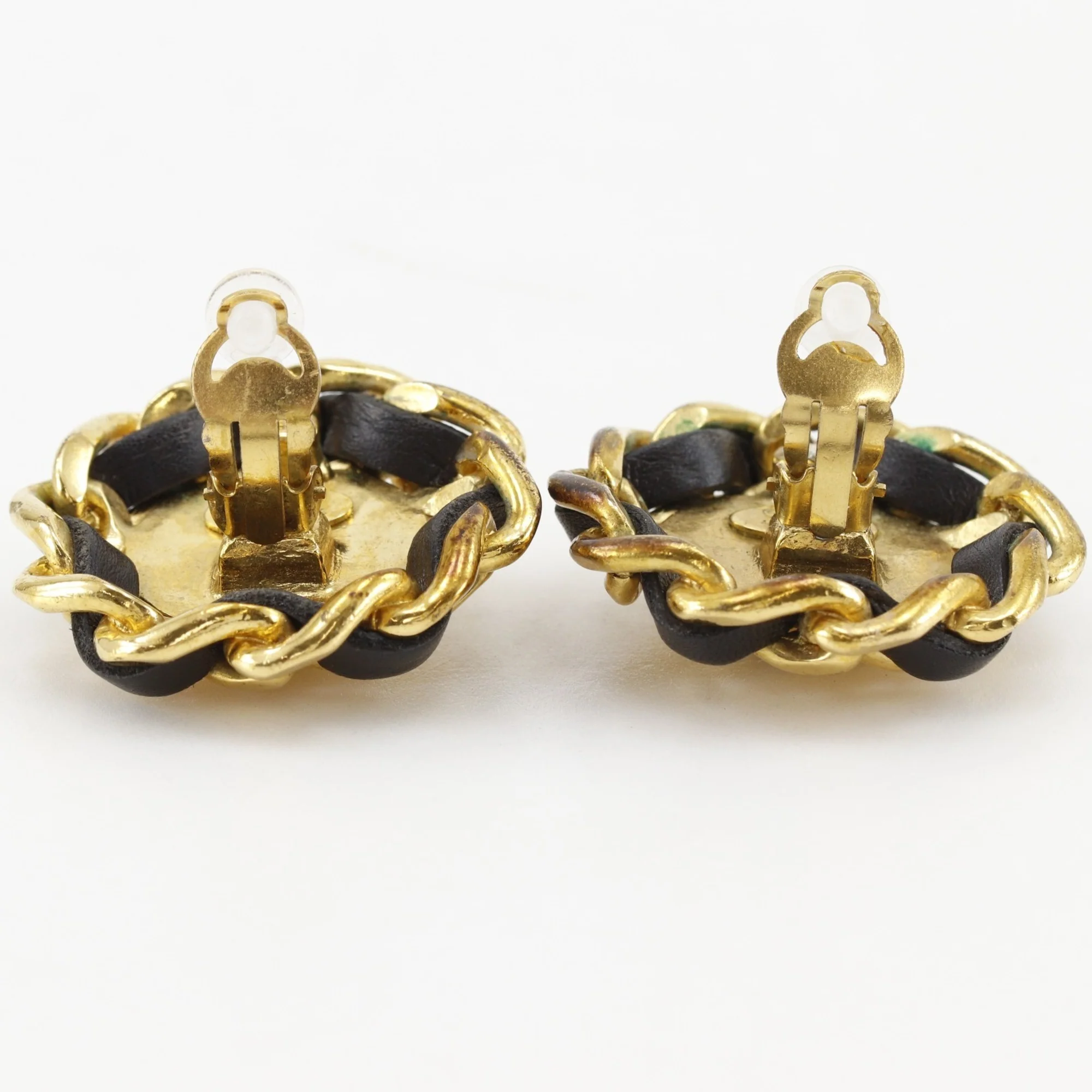CC Logo Clip-On Earrings Metal - Image 4