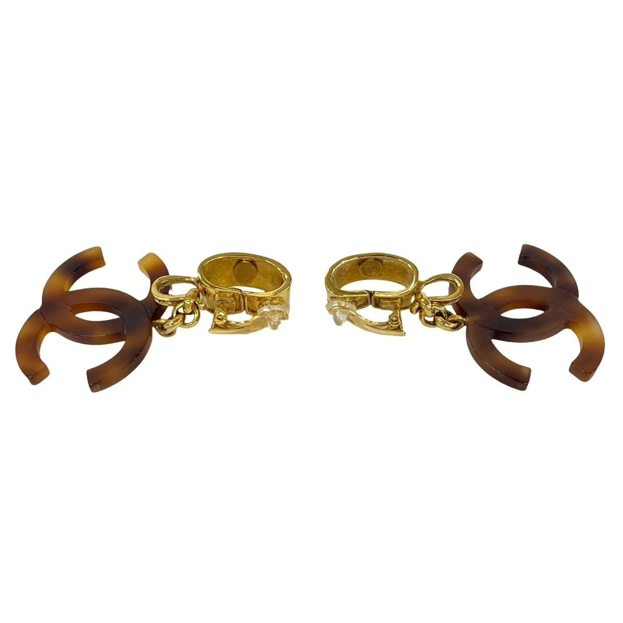 CC Logo Clip-On Earrings Metal - Image 5