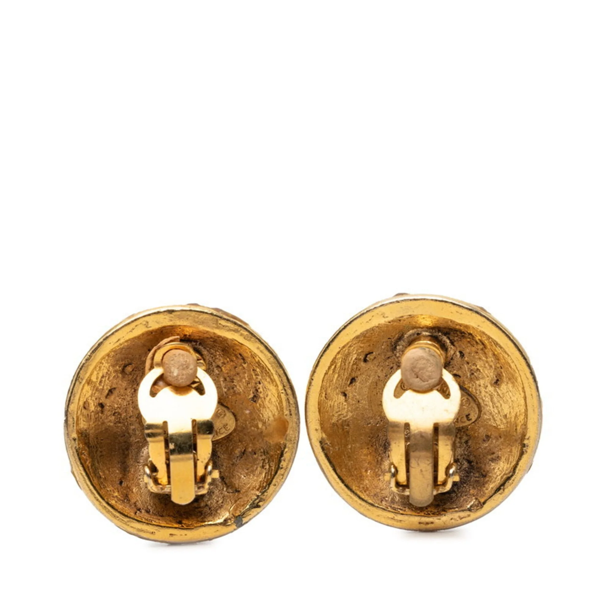 CC Logo Clip-On Earrings Metal - Image 2