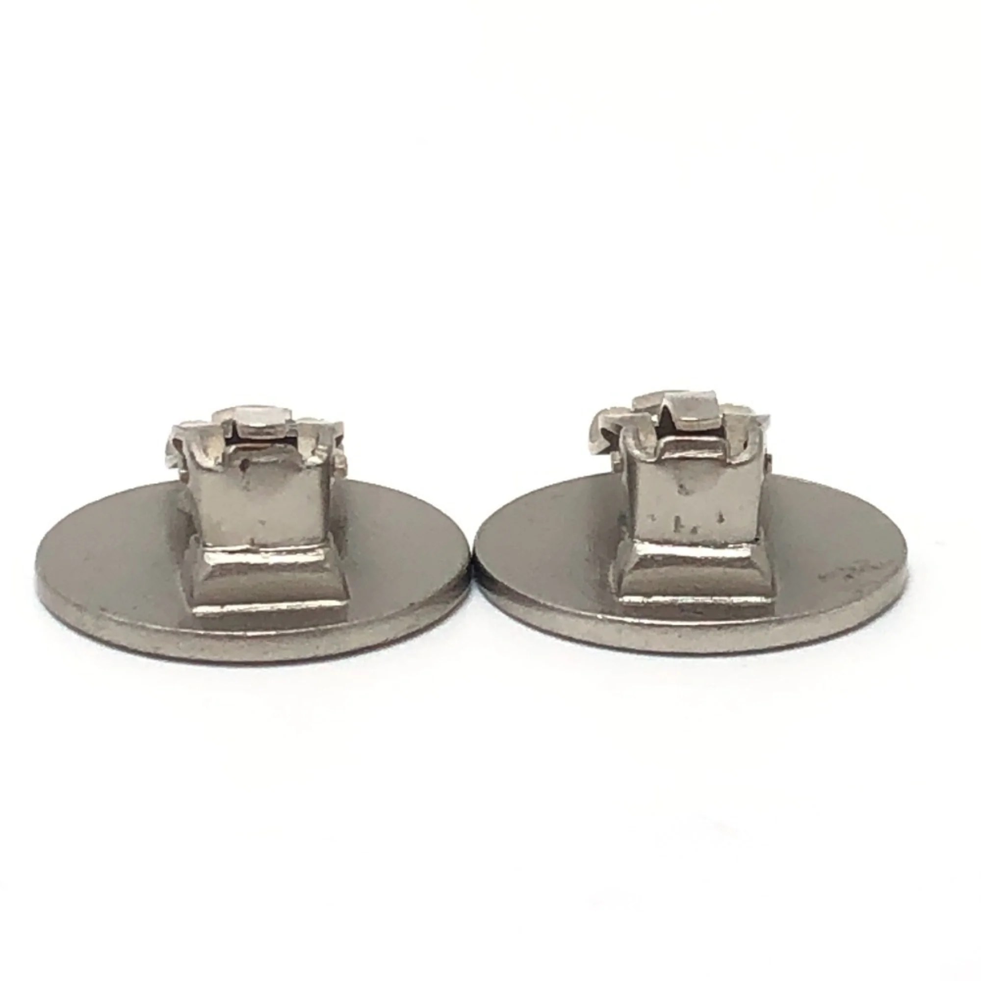 CC Logo Clip-On Earrings Silver-Tone Metal Silver-Tone Metal - Image 5