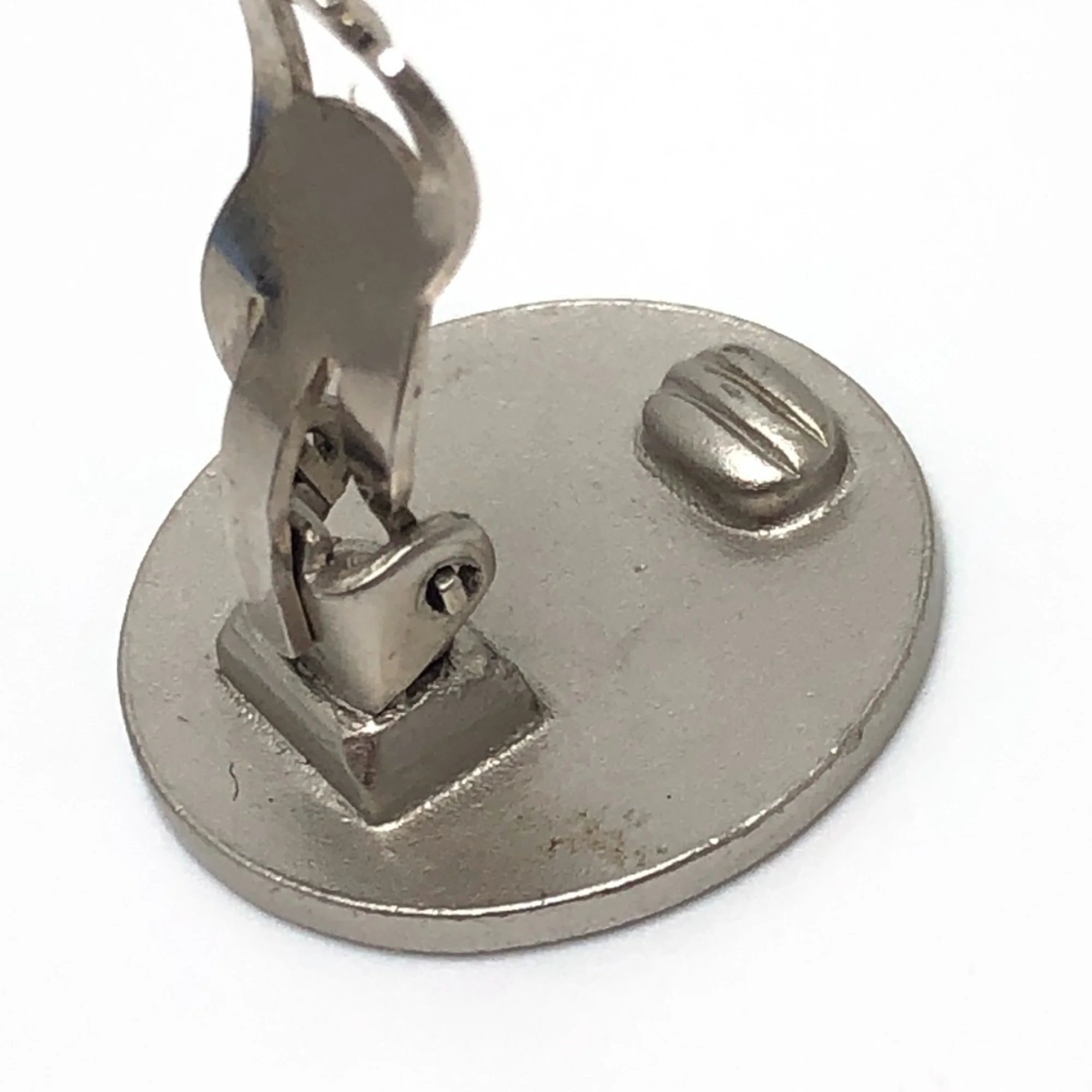 CC Logo Clip-On Earrings Silver-Tone Metal Silver-Tone Metal - Image 7