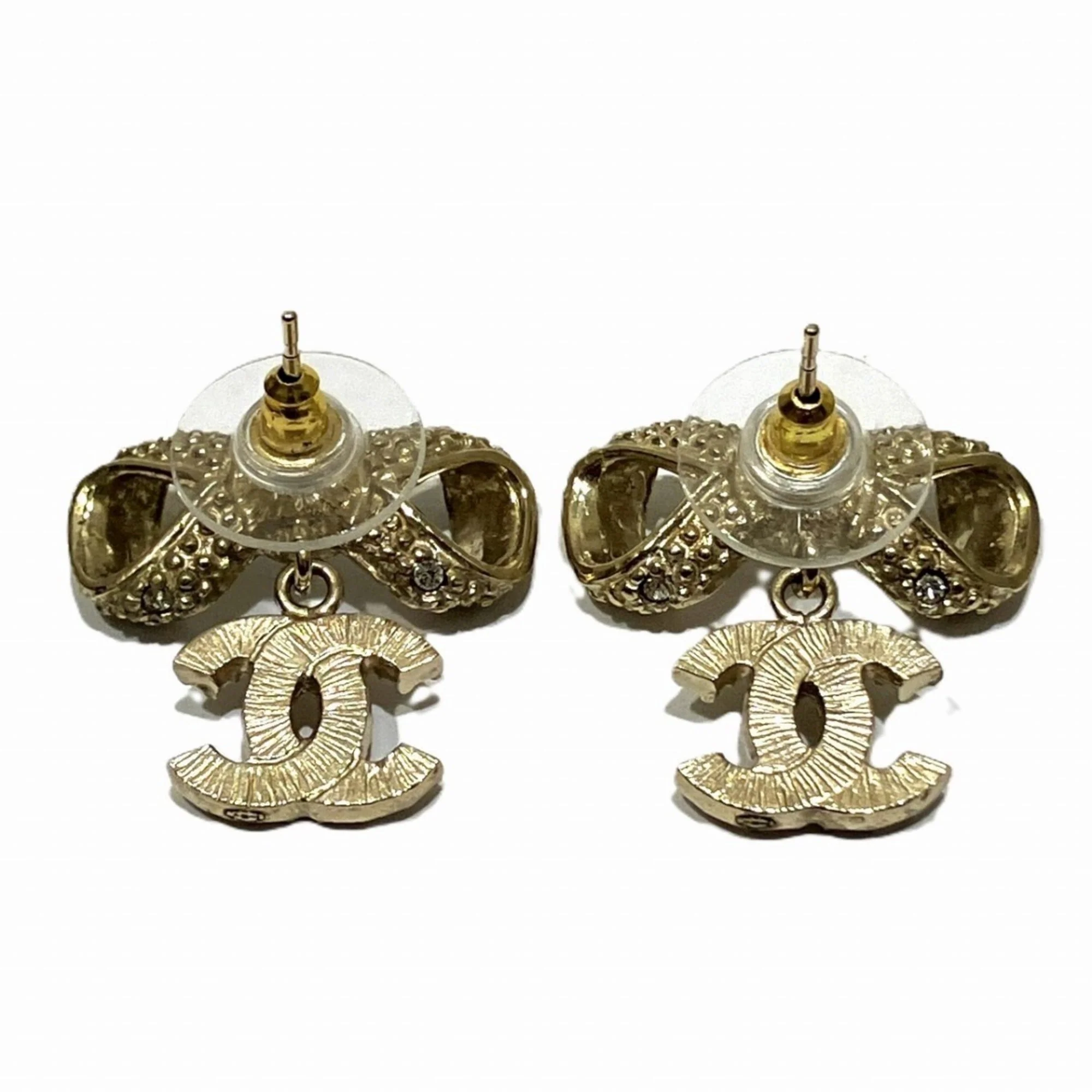 CC Logo Earrings Metal - Image 3