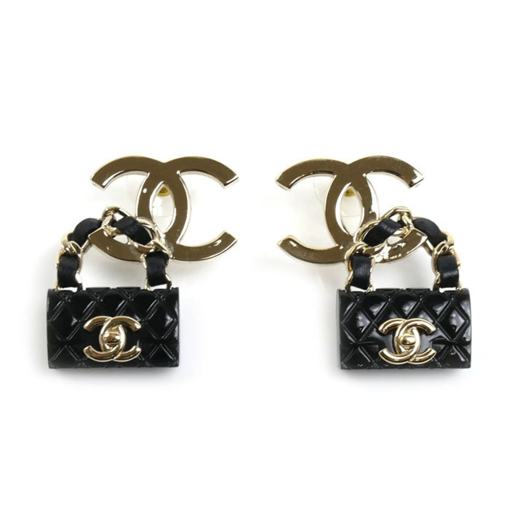CC Logo Earrings Metal