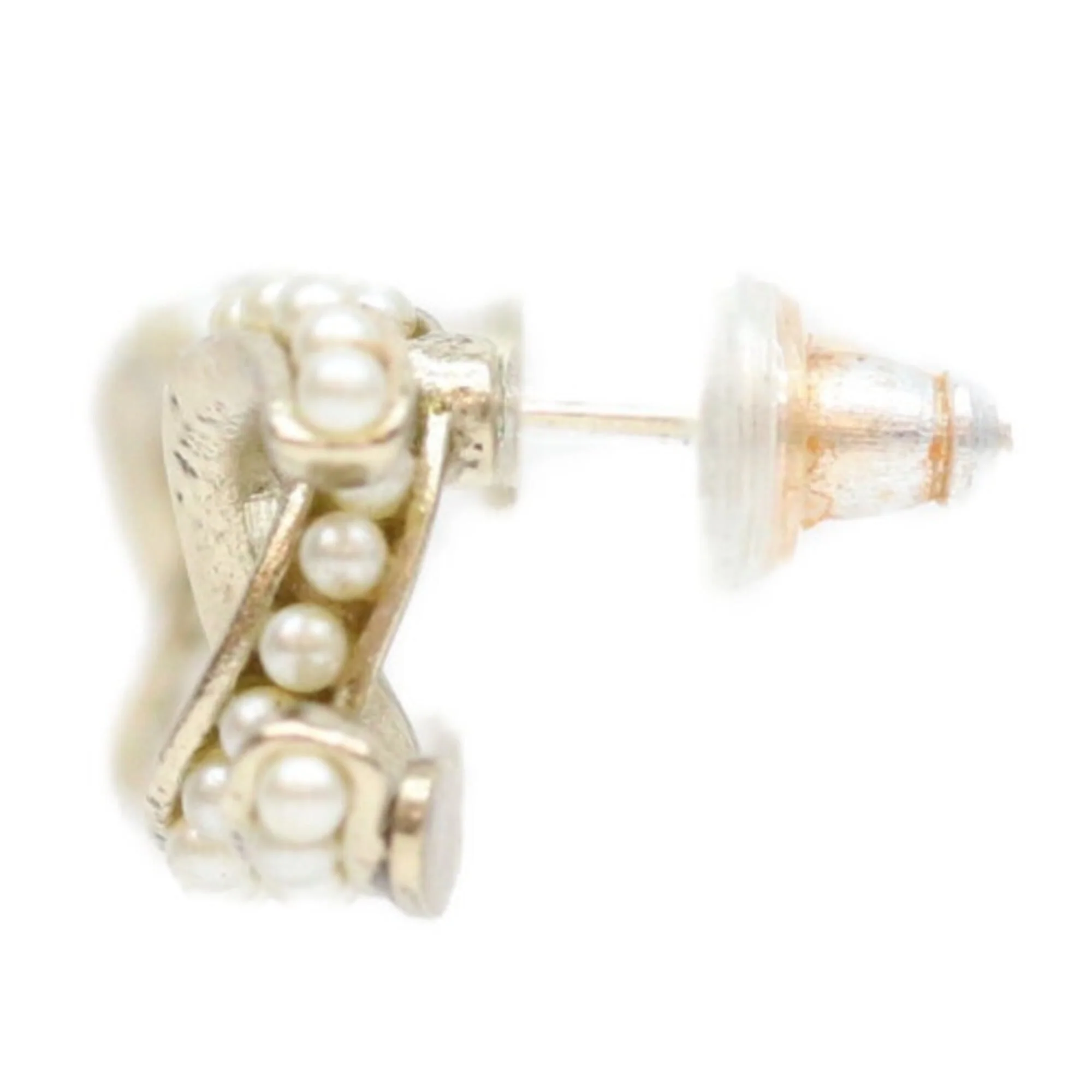 CC Logo Earrings Metal Gold-Tone Metal - Image 2
