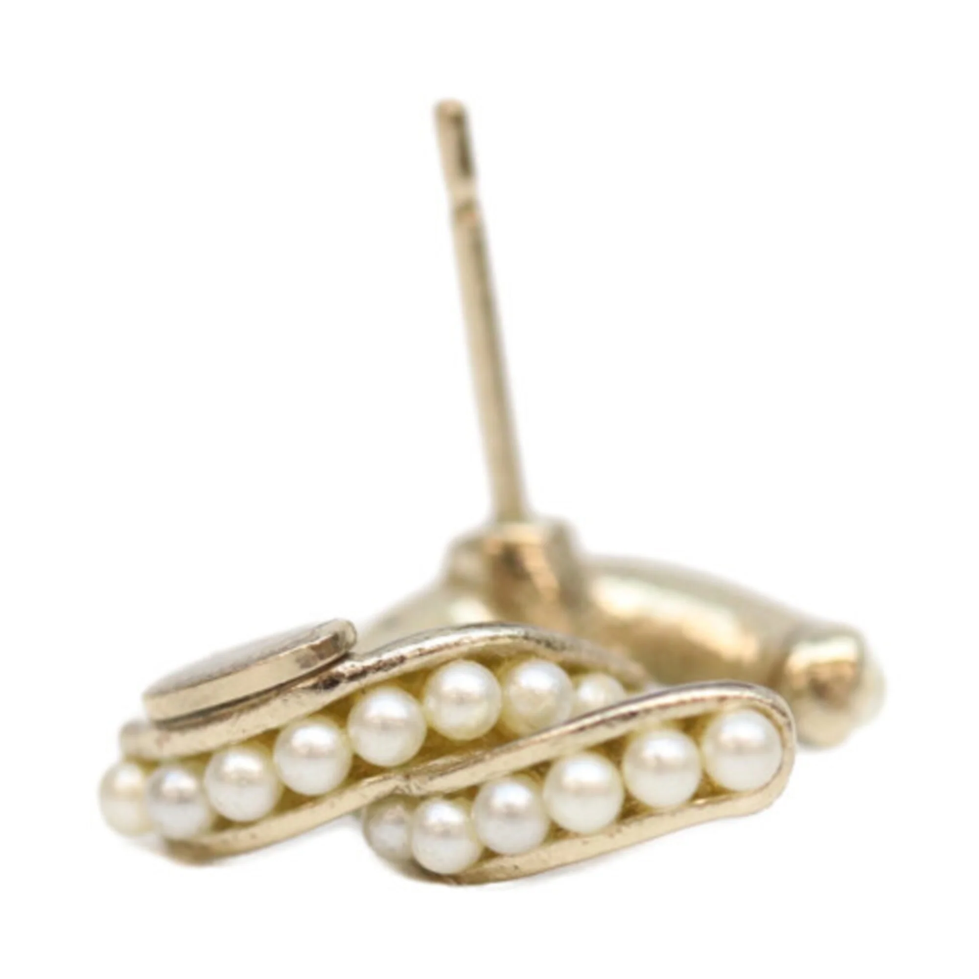 CC Logo Earrings Metal Gold-Tone Metal - Image 8