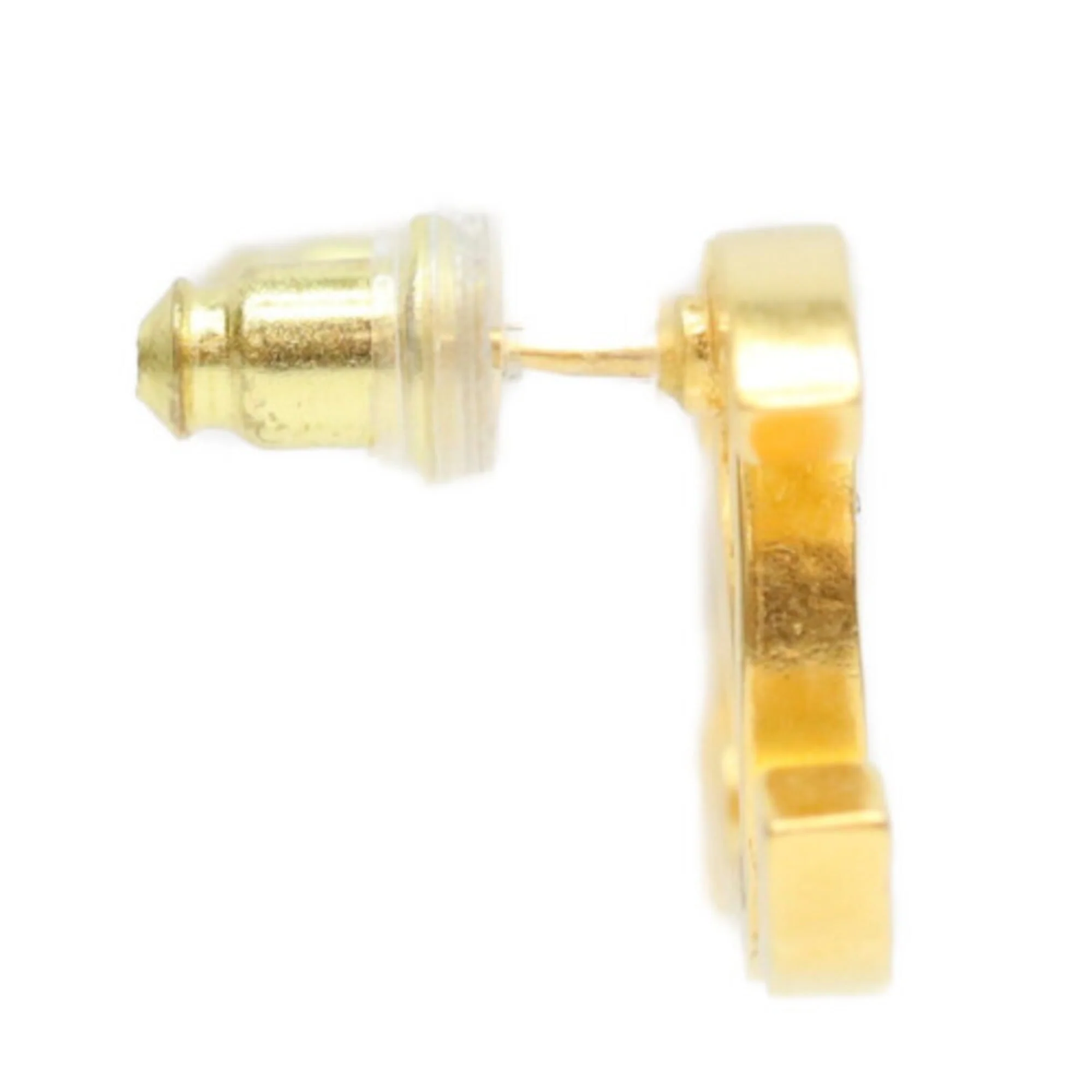 CC Logo Earrings Metal Gold-Tone Metal - Image 4