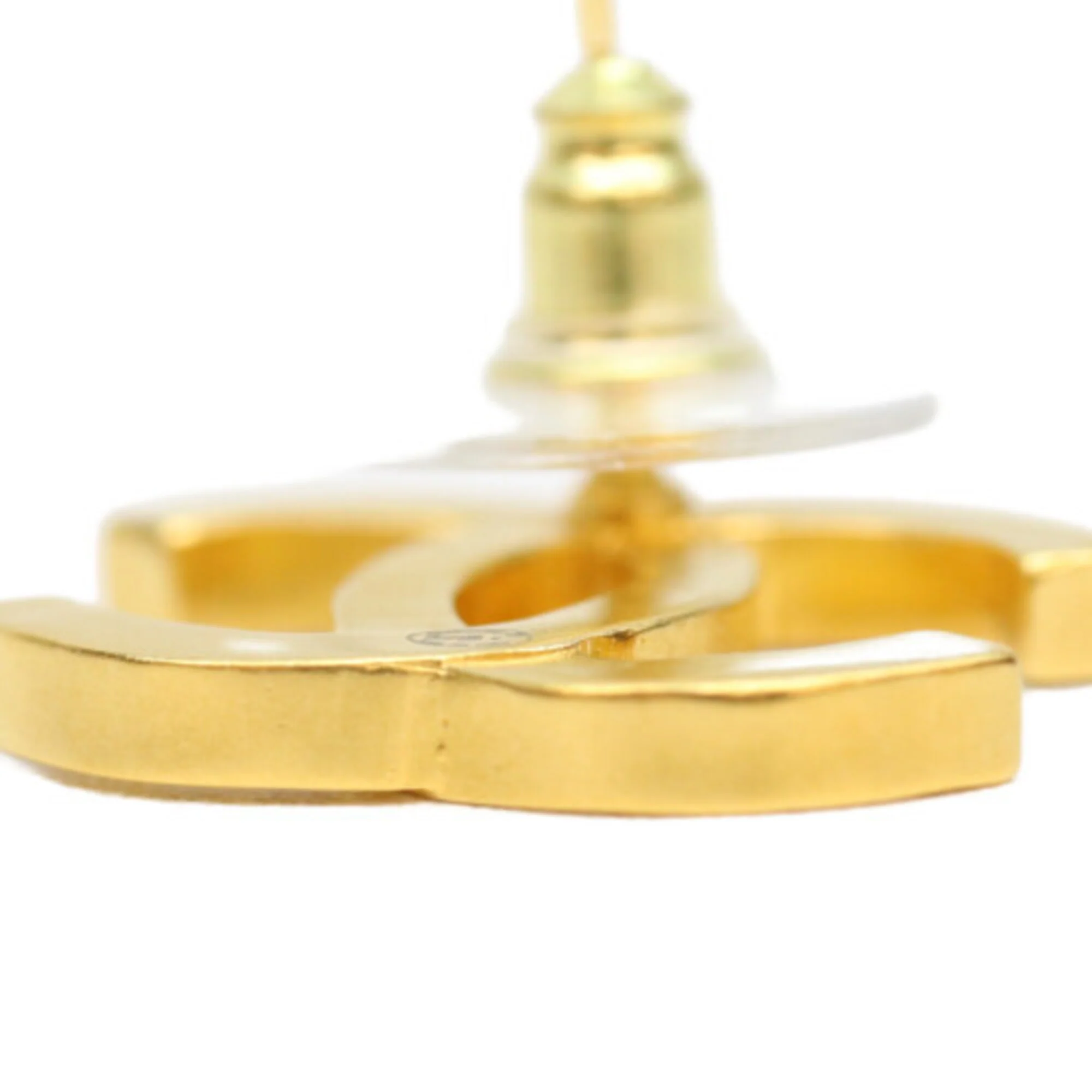 CC Logo Earrings Metal Gold-Tone Metal - Image 8