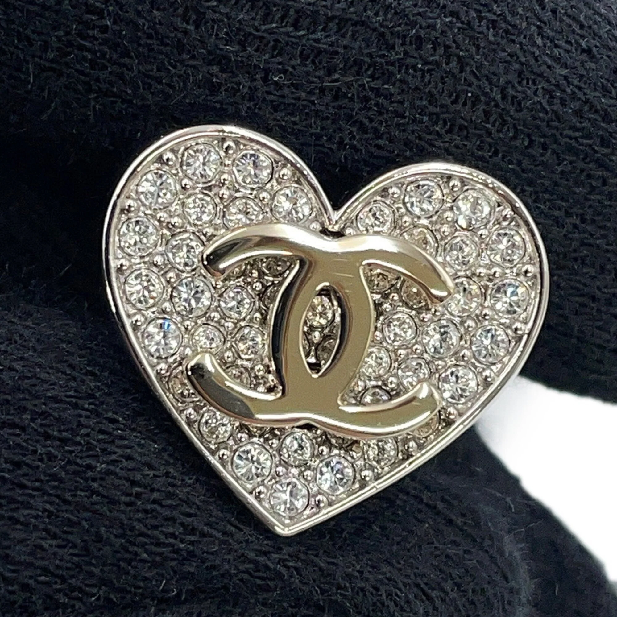 CC Logo Heart Earrings Gold-Tone Metal Gold-Tone Metal - Image 6
