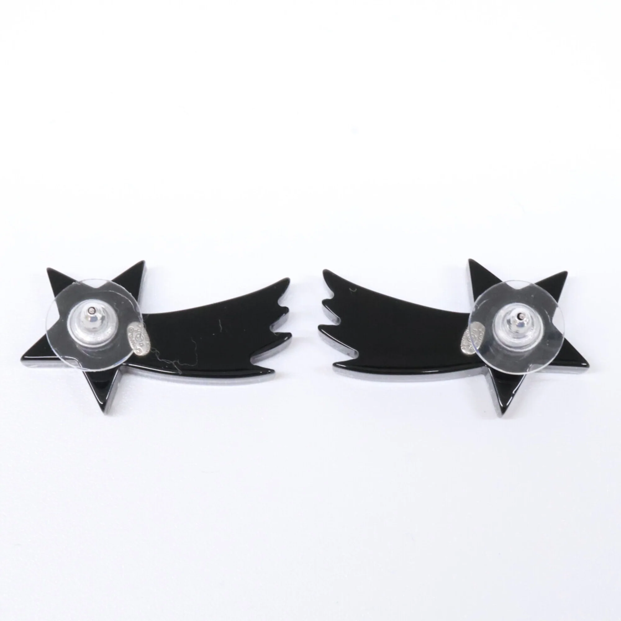 CC Logo Star Earrings Metal - Image 6
