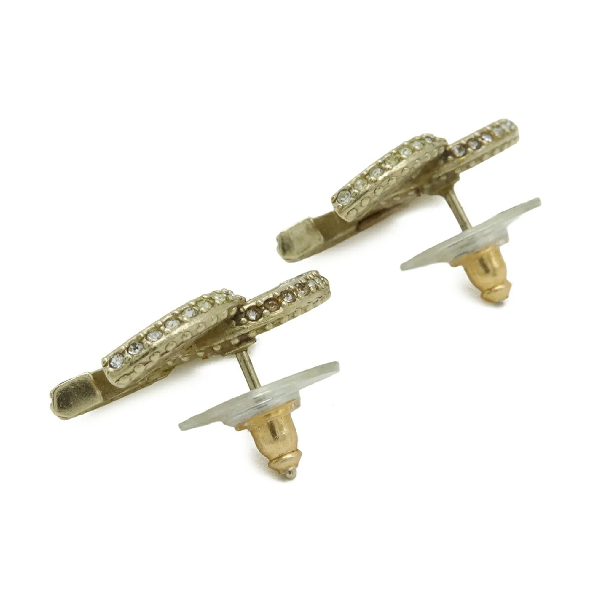 CC Logo Stud Earrings Metal - Image 4
