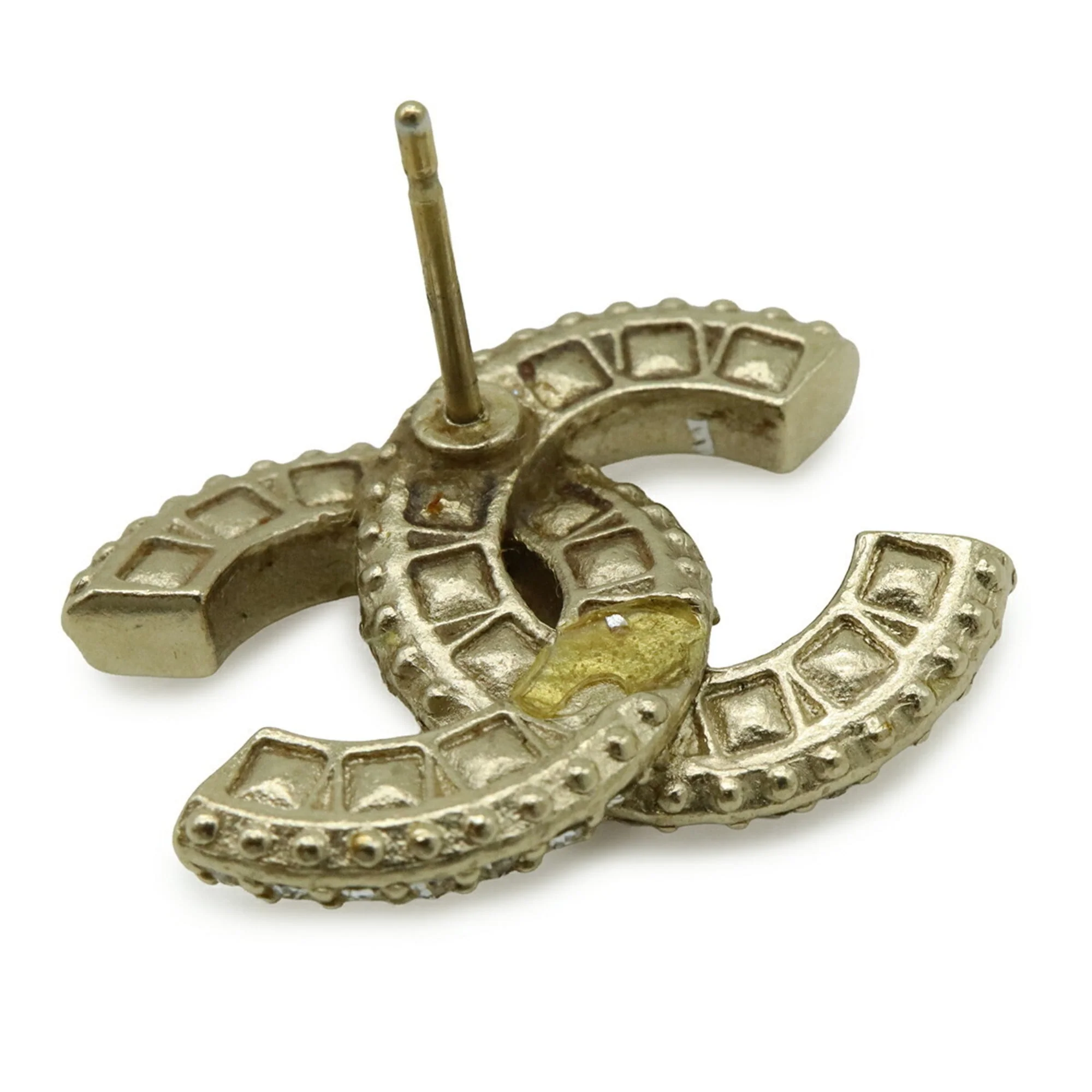 CC Logo Stud Earrings Metal - Image 6