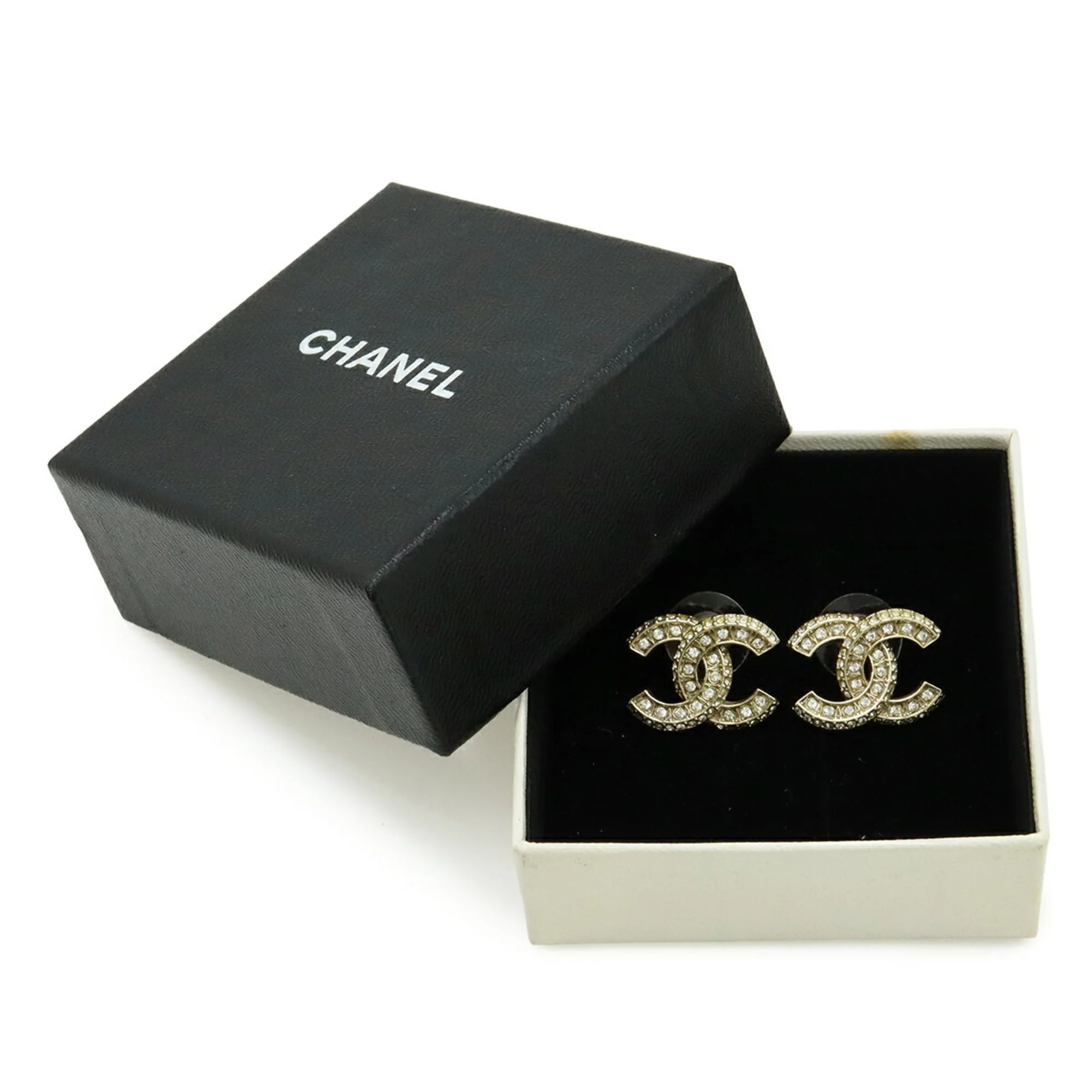 CC Logo Stud Earrings Metal - Image 8