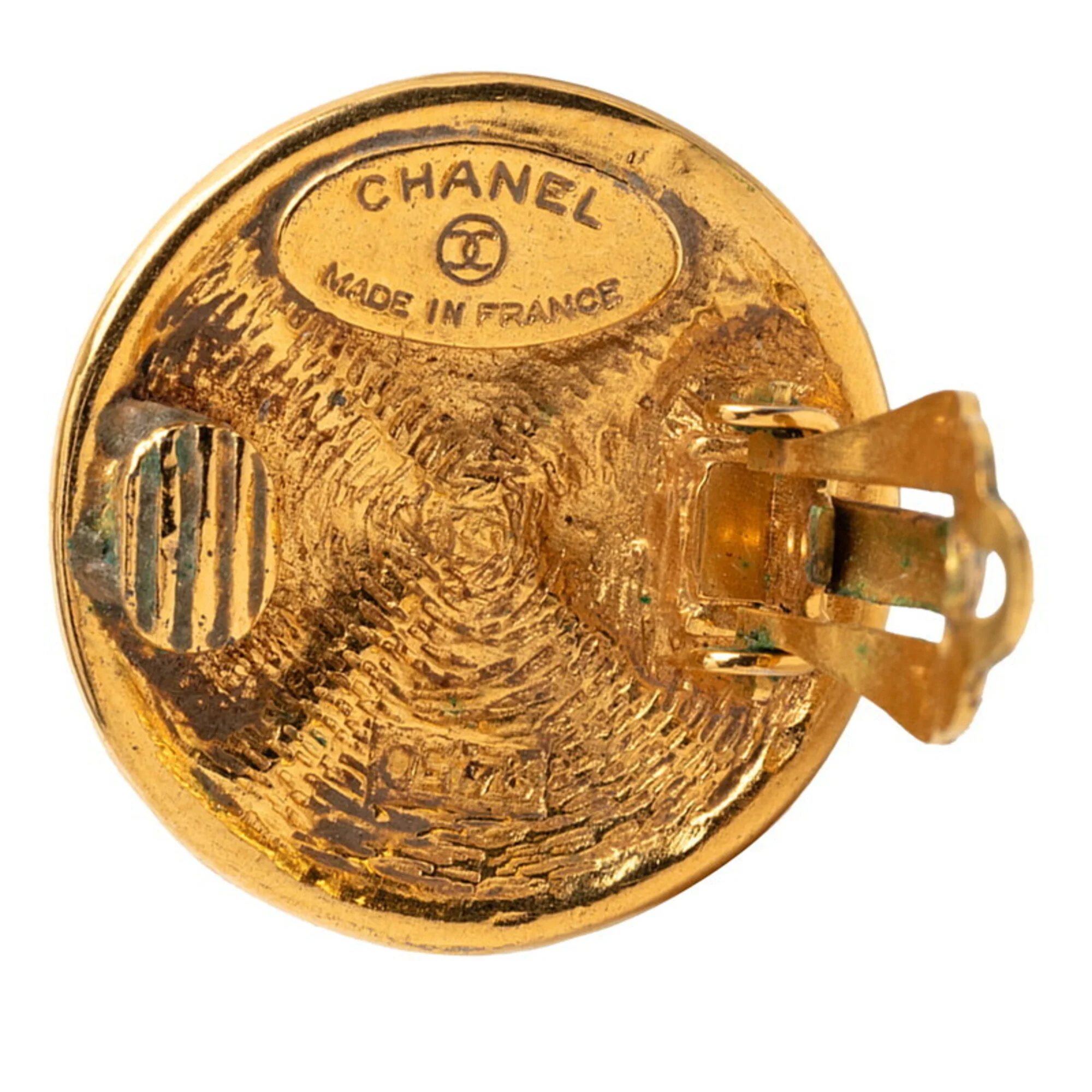 Clip-On Earrings Clip-On Gold-Tone Metal - Image 3