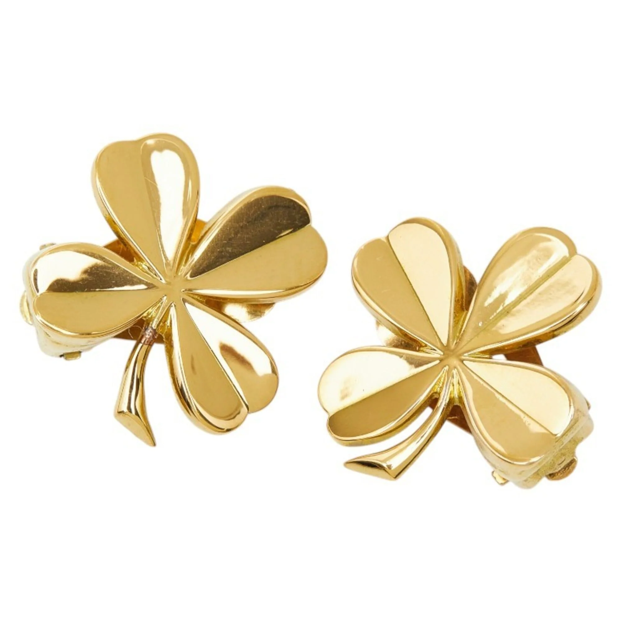 Clip-On Earrings Clip-On Gold-Tone Metal