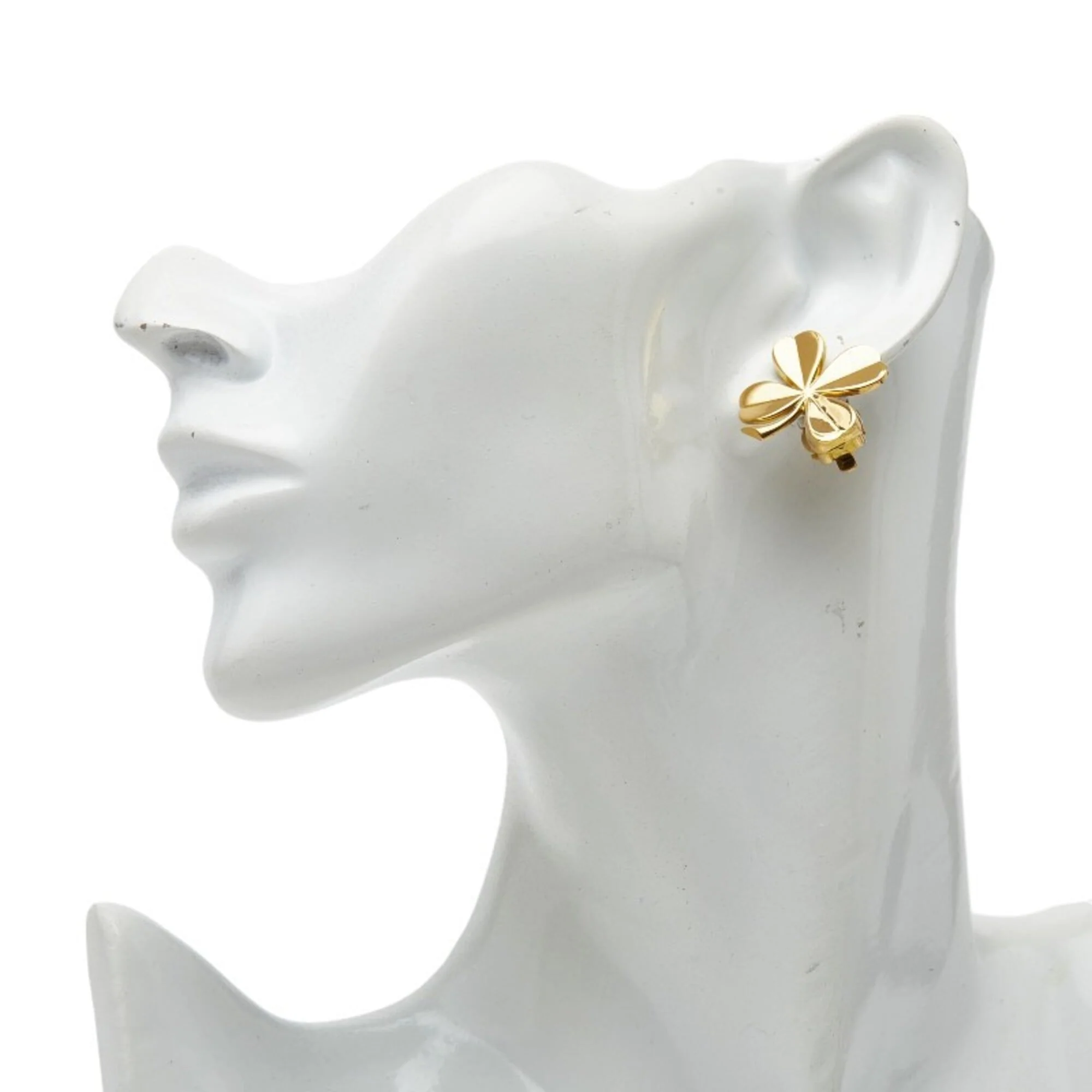 Clip-On Earrings Clip-On Gold-Tone Metal - Image 5