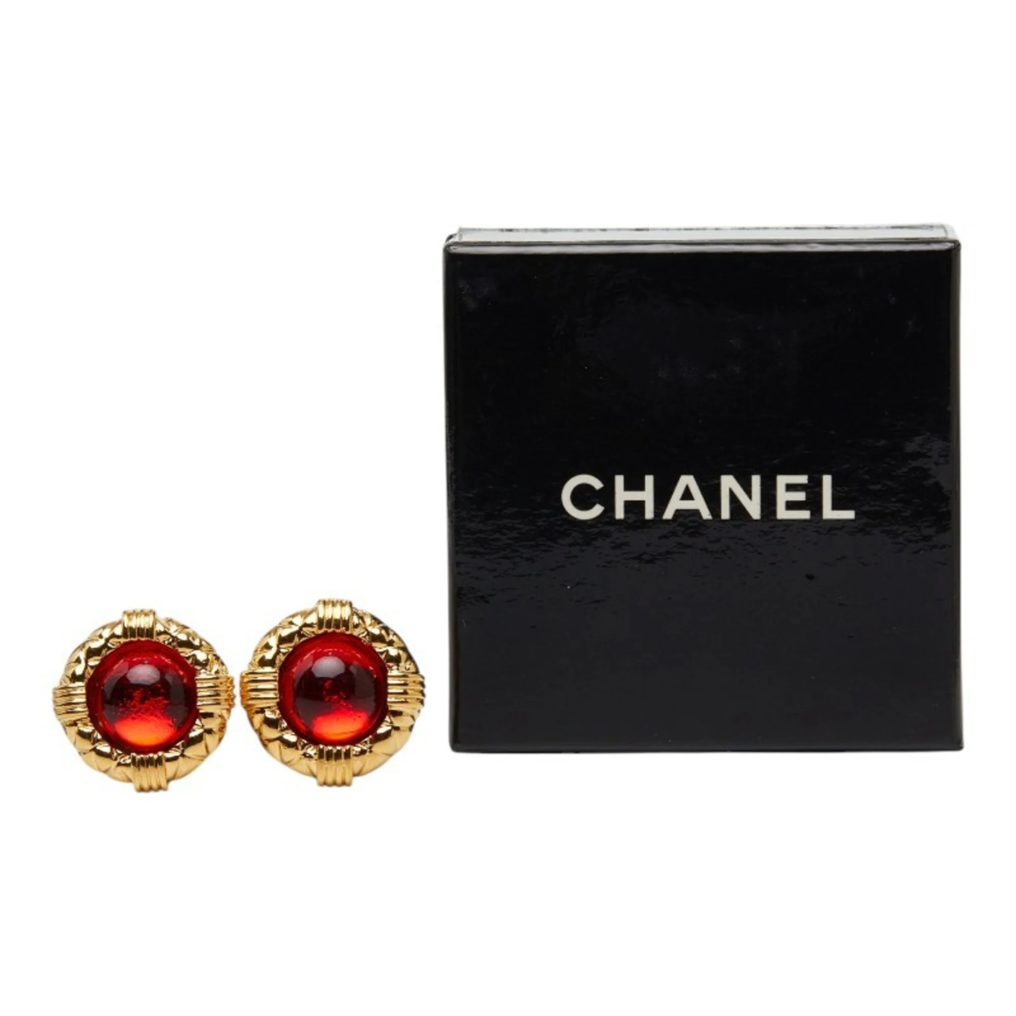 Clip-On Earrings Clip-On Gold-Tone Metal - Image 6