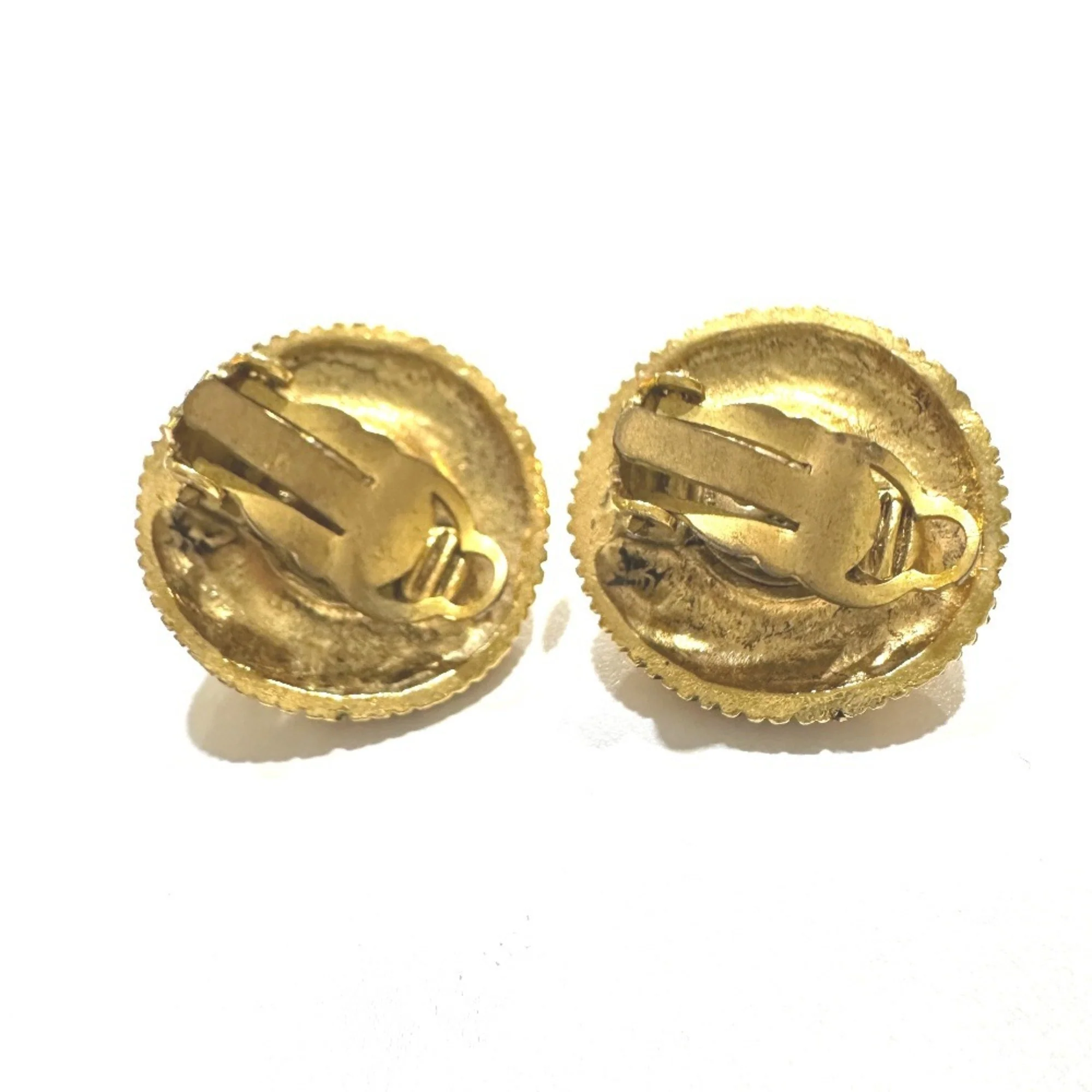 Clip-On Earrings Clip-On Gold-Tone Metal - Image 3