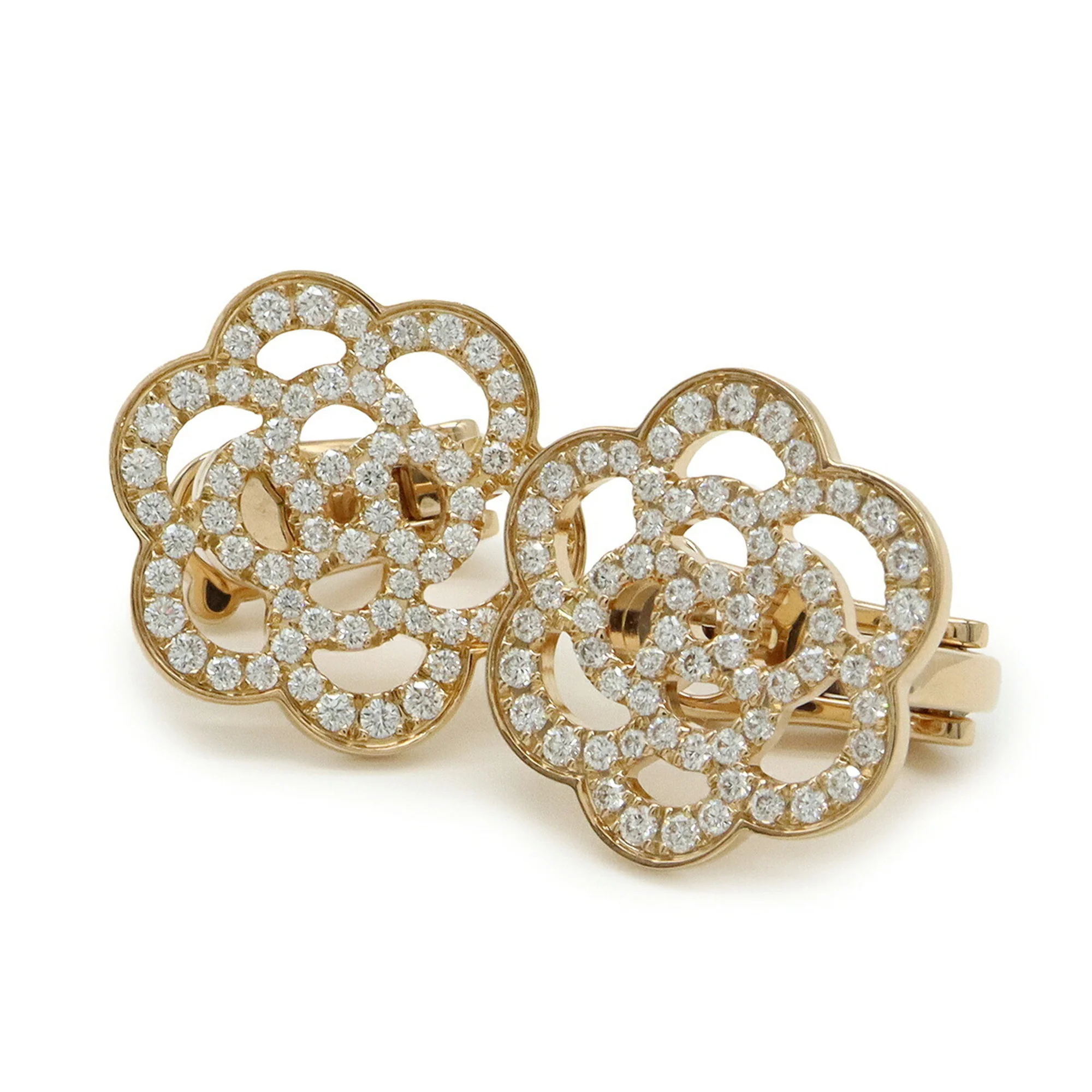 Earrings Camellia 18K Rose Gold - Image 5