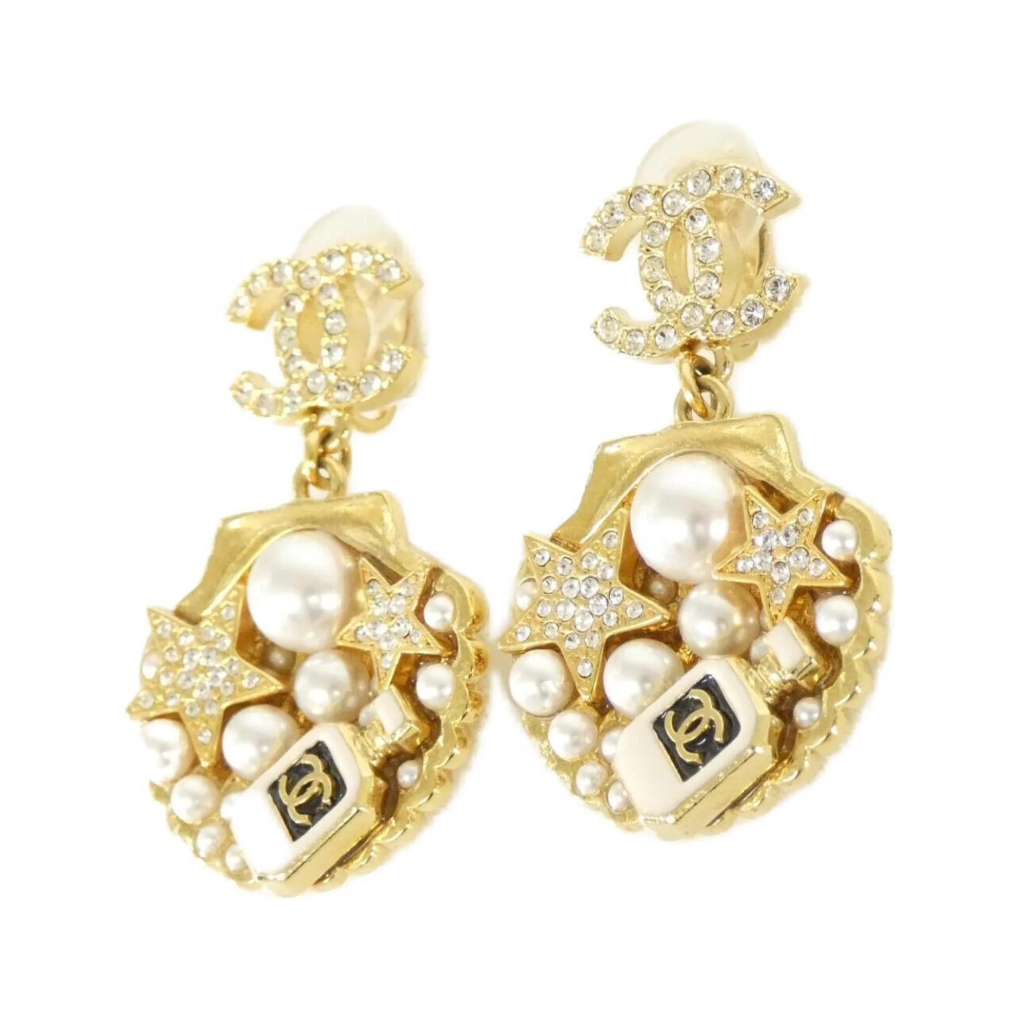 Earrings Gold-Tone Metal - Image 2