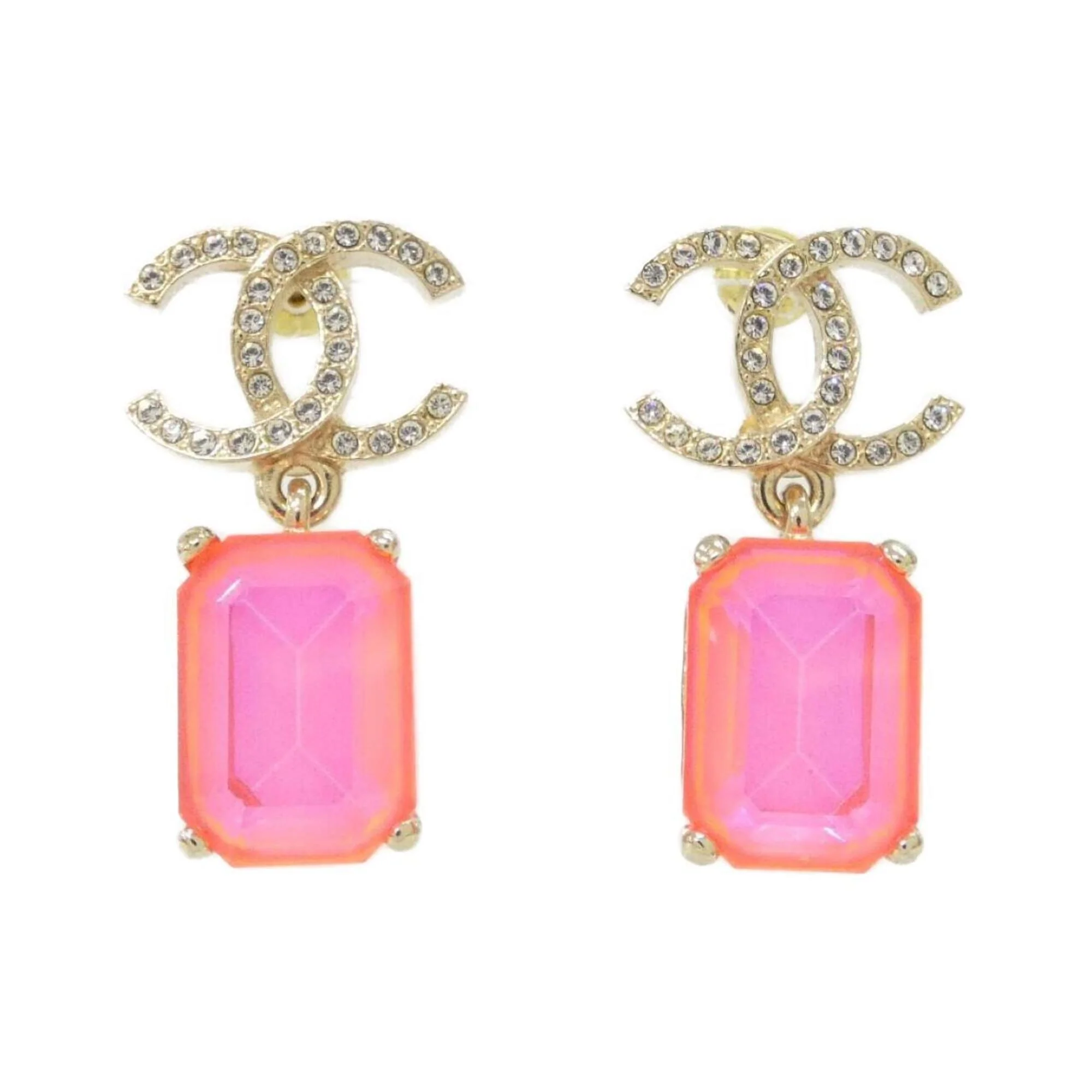 Earrings Gold-Tone Metal