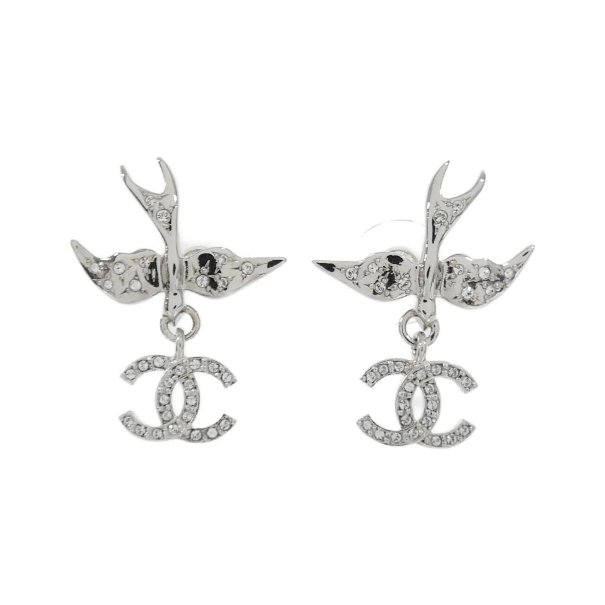 Earrings Silver-Tone Metal