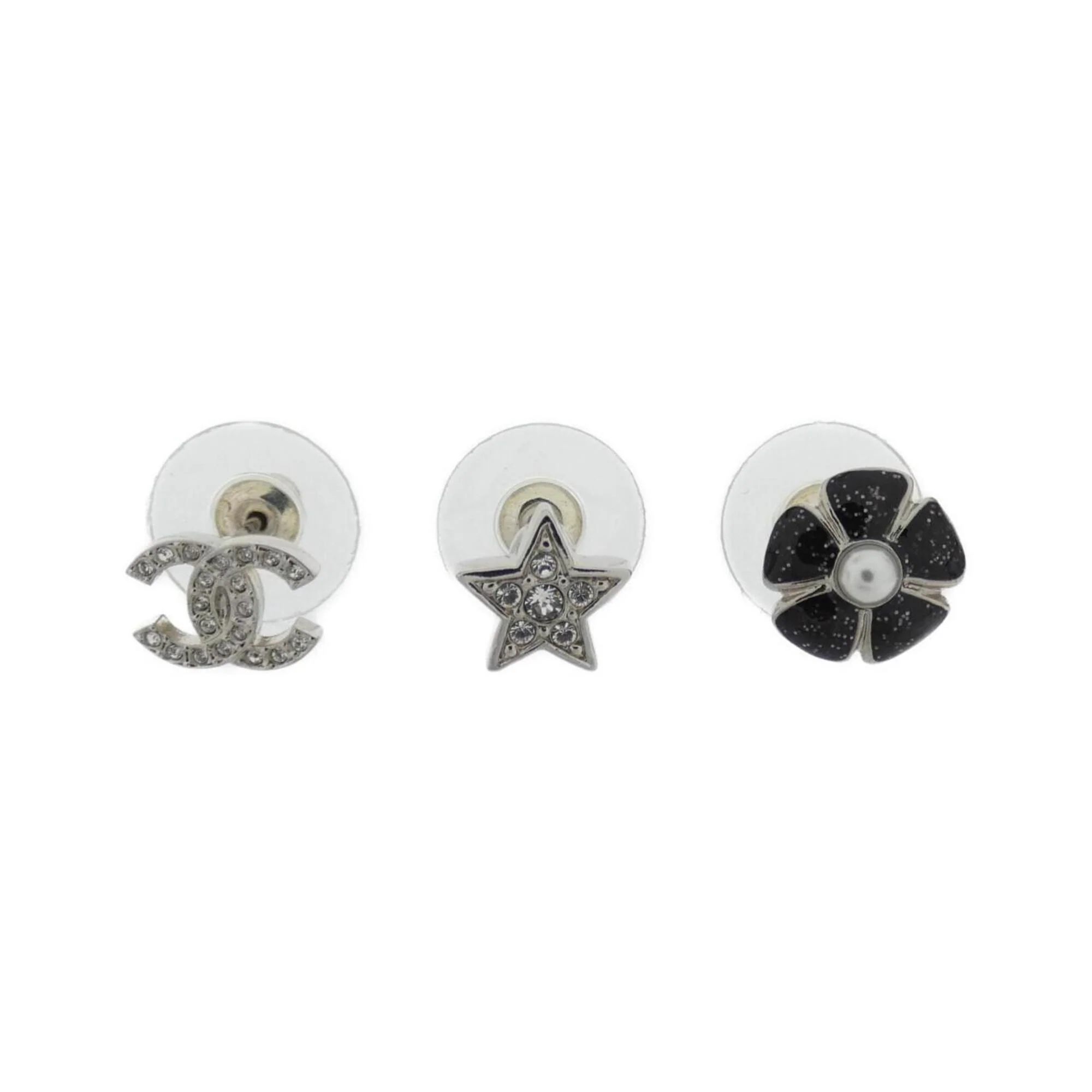 Earrings Silver-Tone Metal