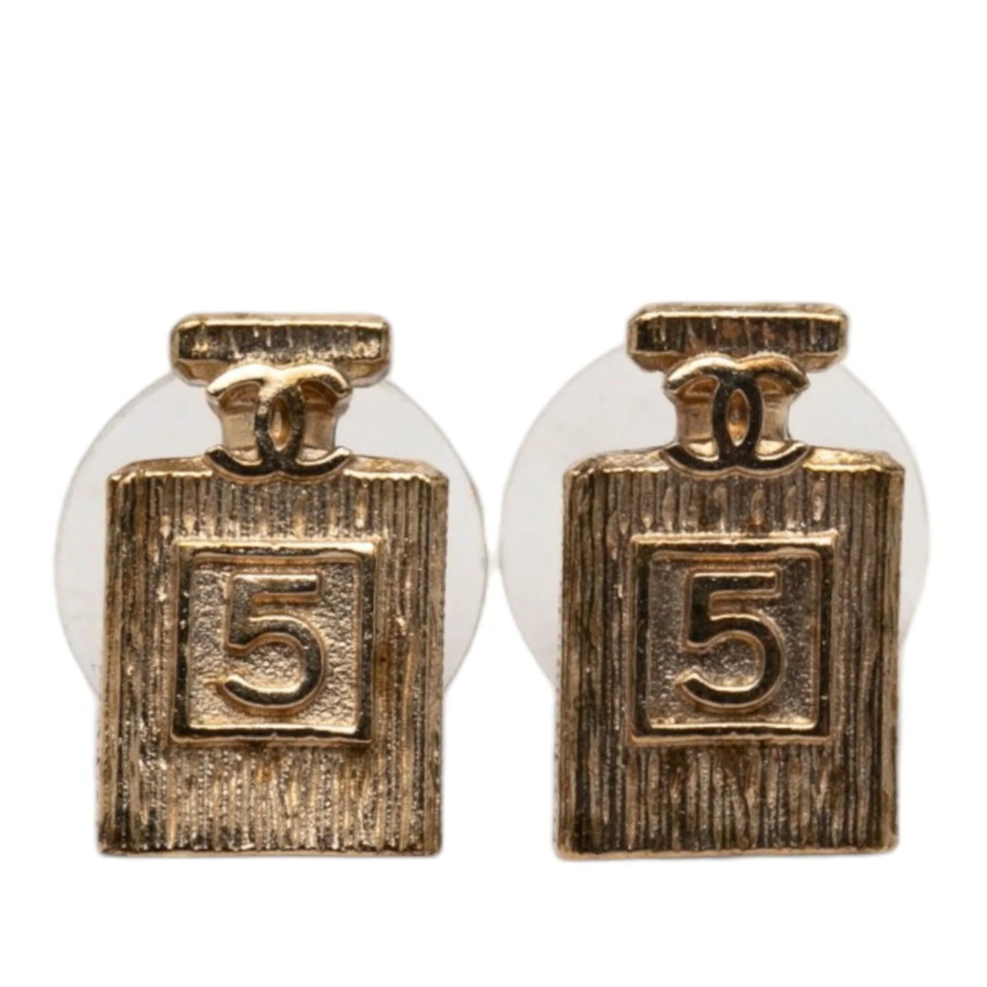 Earrings Stud Gold-Tone Metal