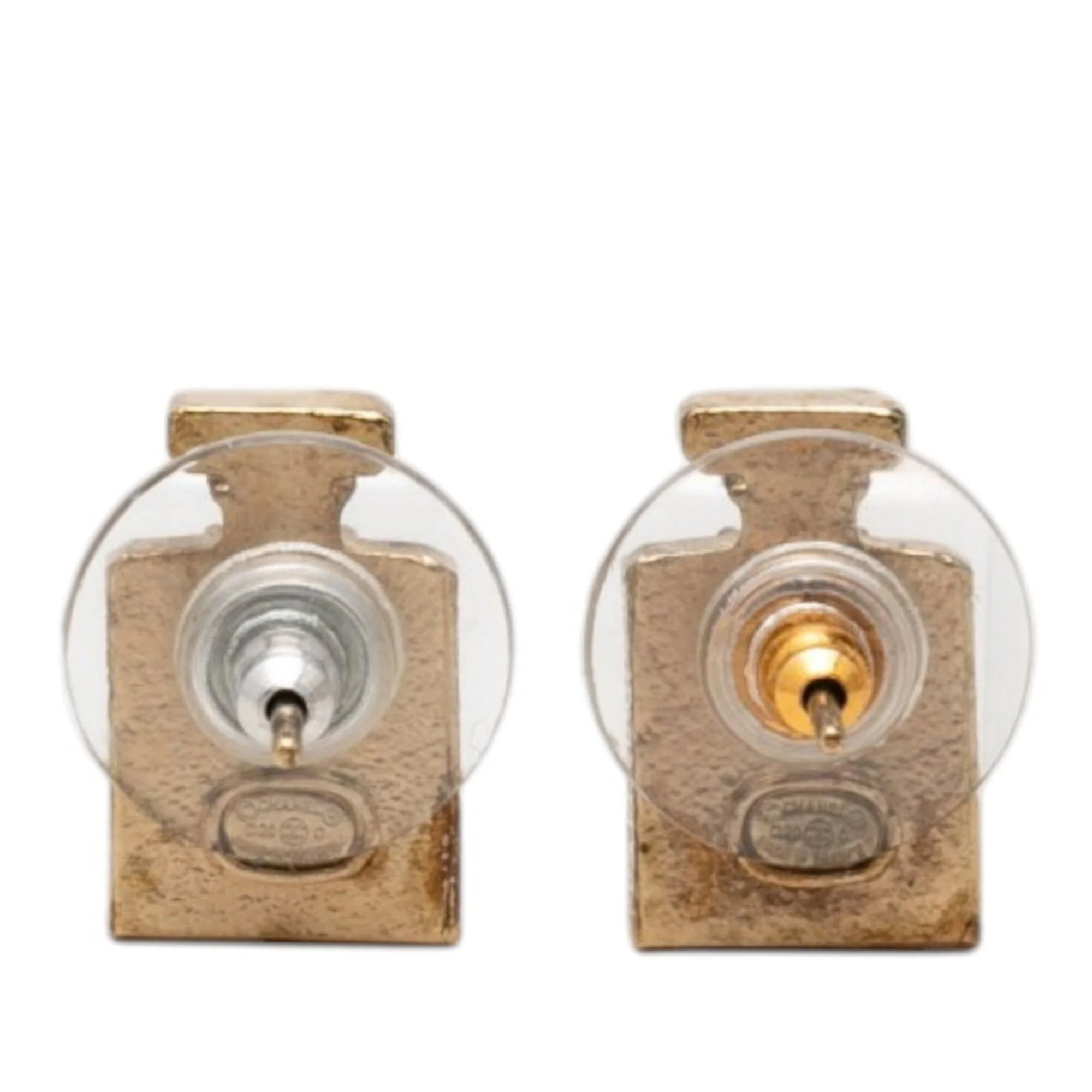 Earrings Stud Gold-Tone Metal - Image 2