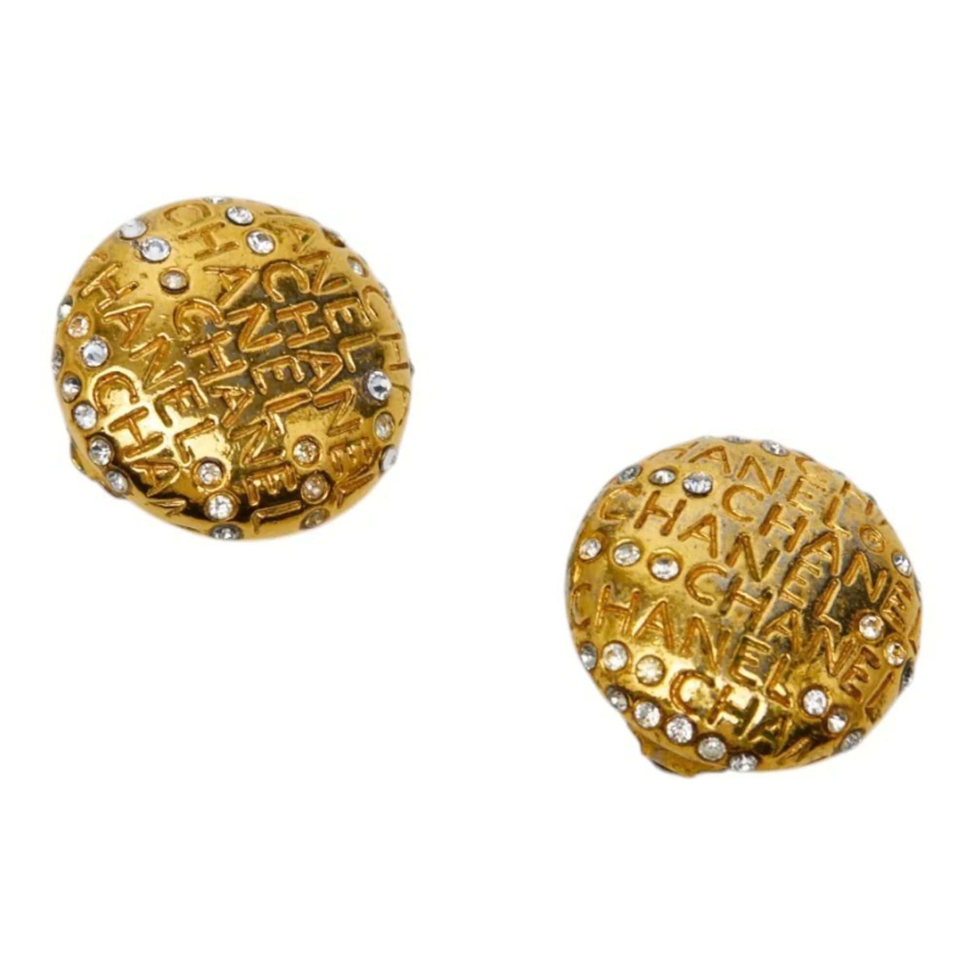 Rhinestone Clip-On Earrings Rhinestone