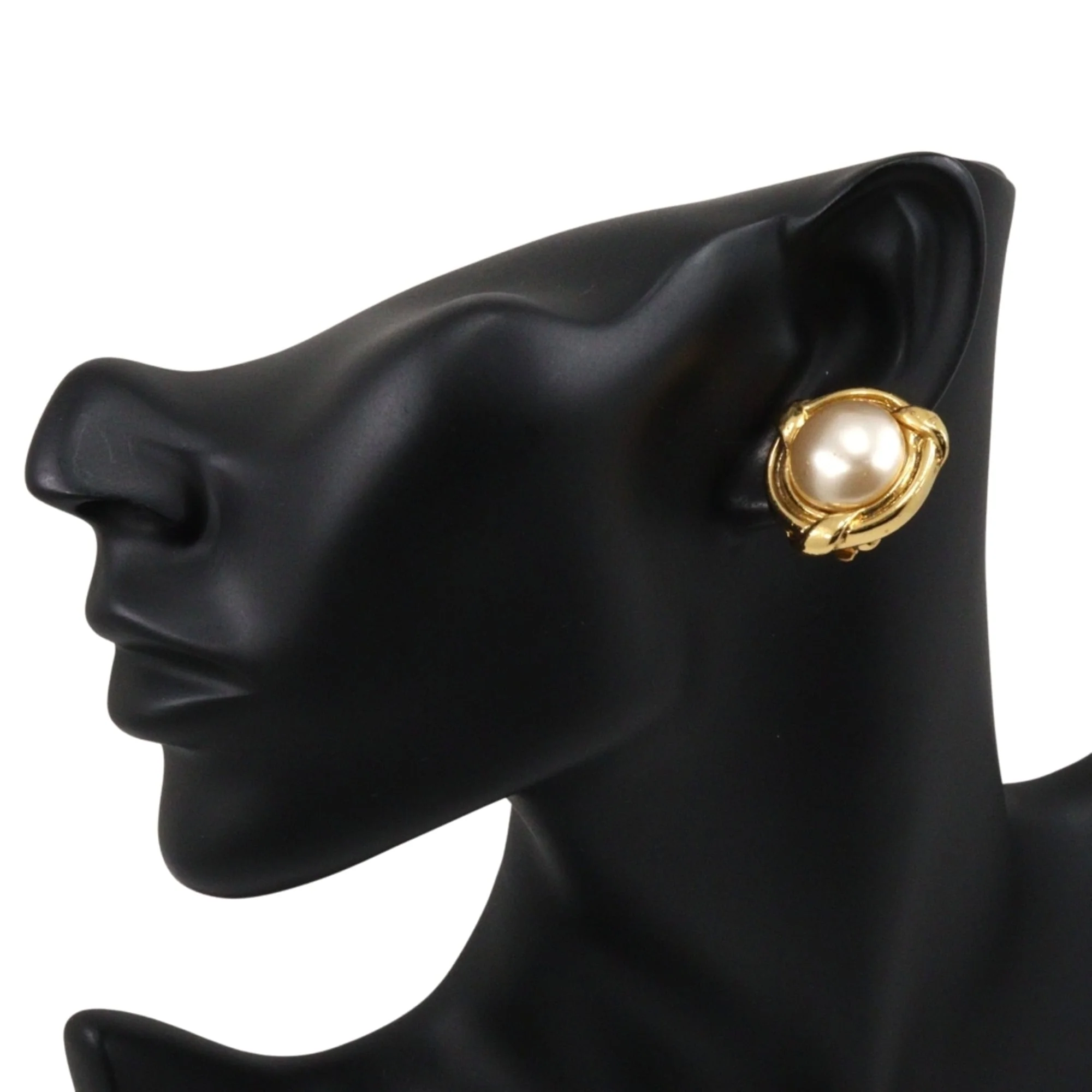 Vintage Earrings Pearl - Image 2