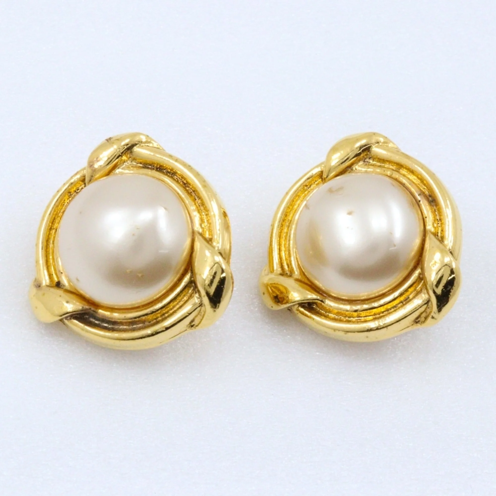 Vintage Earrings Pearl - Image 4