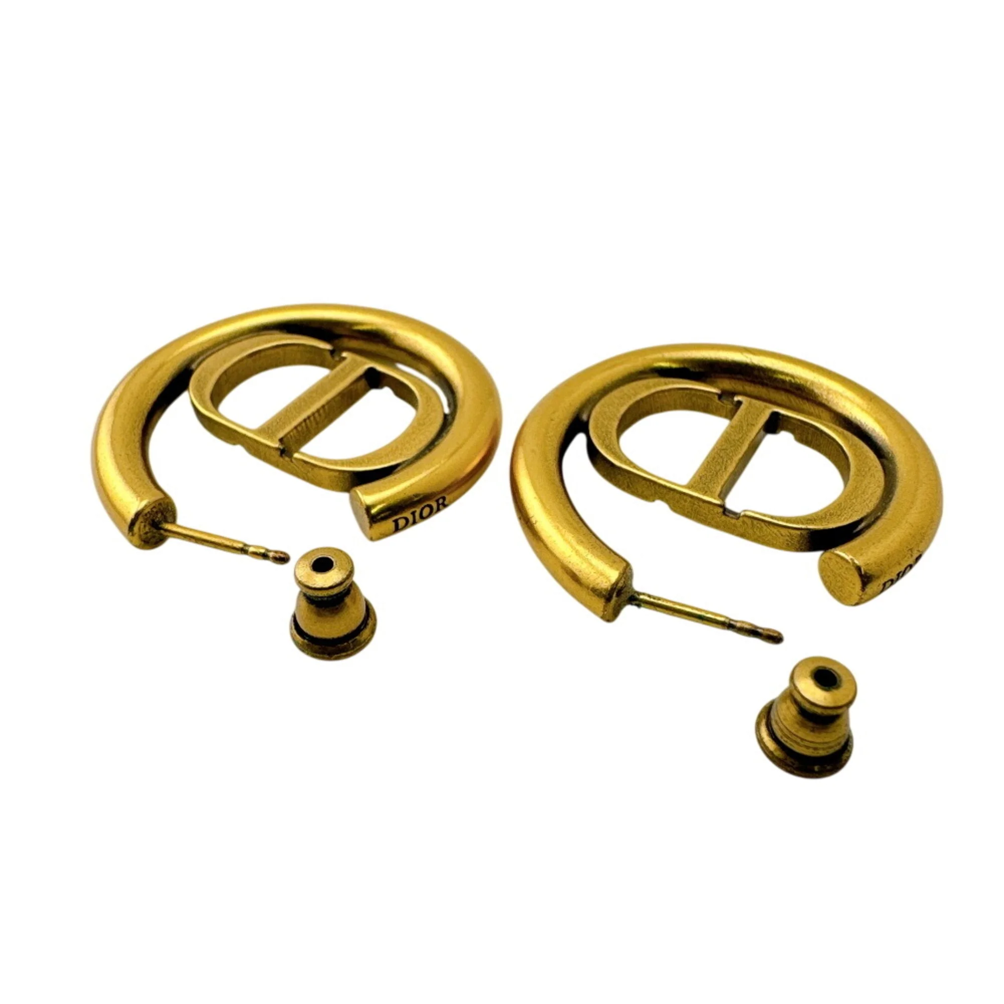 Earrings Gold-Tone Metal - Image 4
