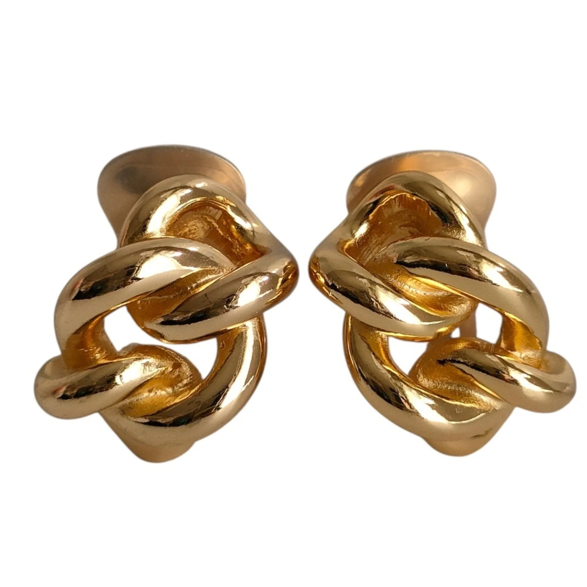 Earrings Gold-Tone Metal