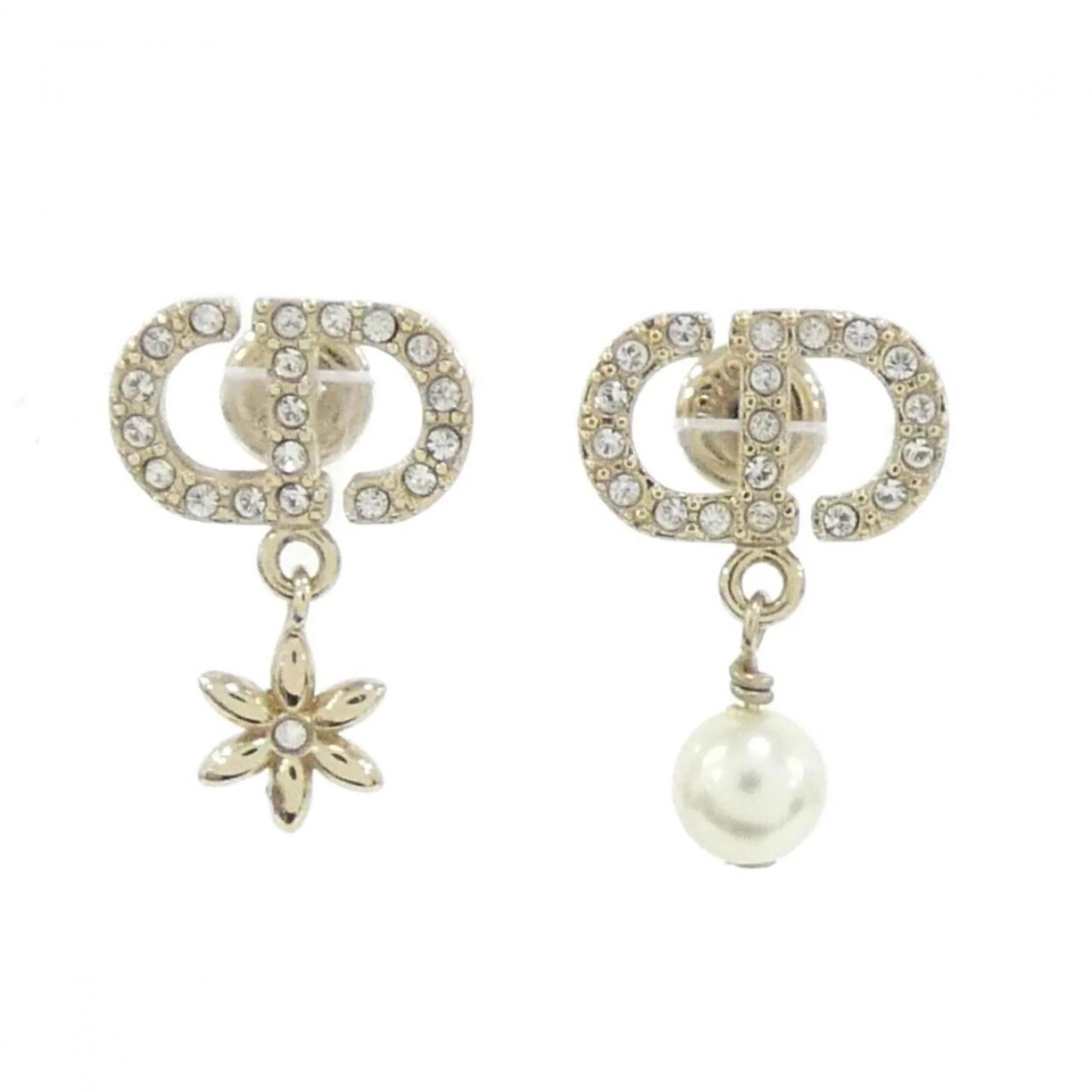 Earrings Gold-Tone Metal