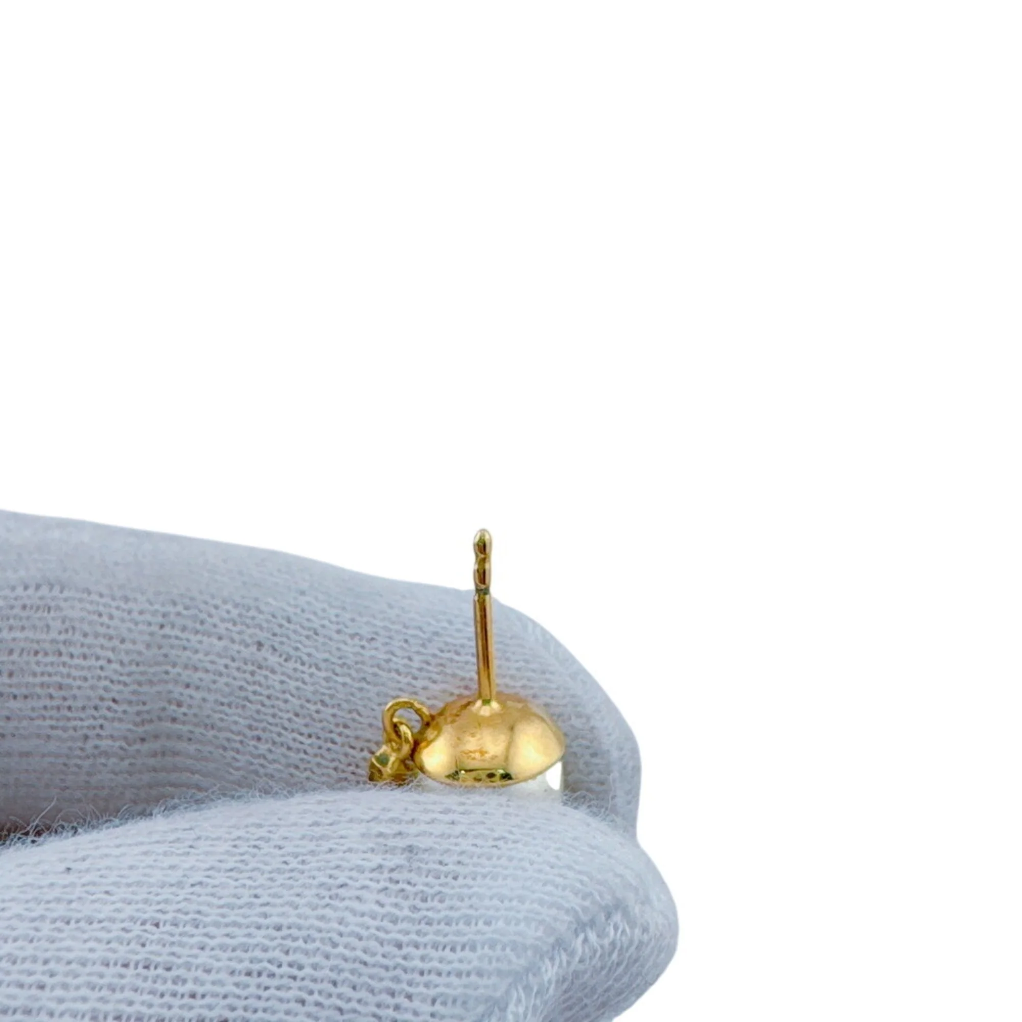 Earrings Logo Gold-Tone Metal - Image 6
