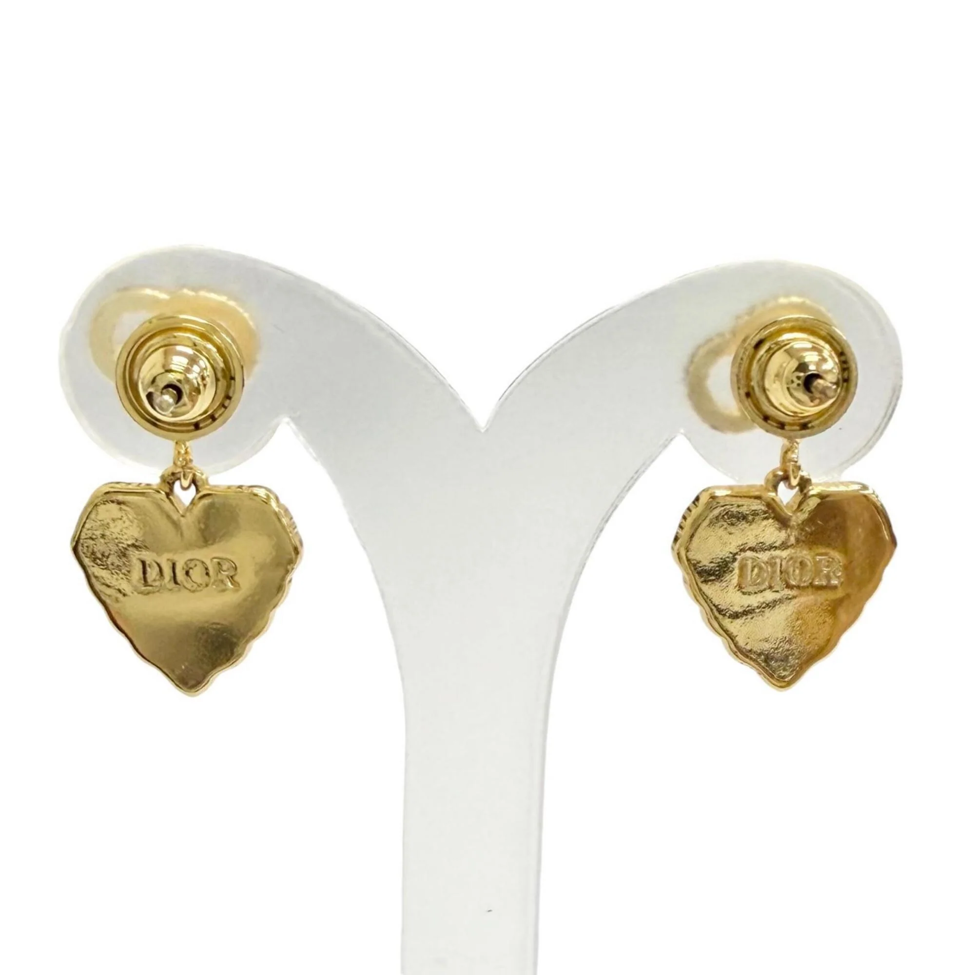 Earrings Pearl Gold-Tone Metal - Image 5