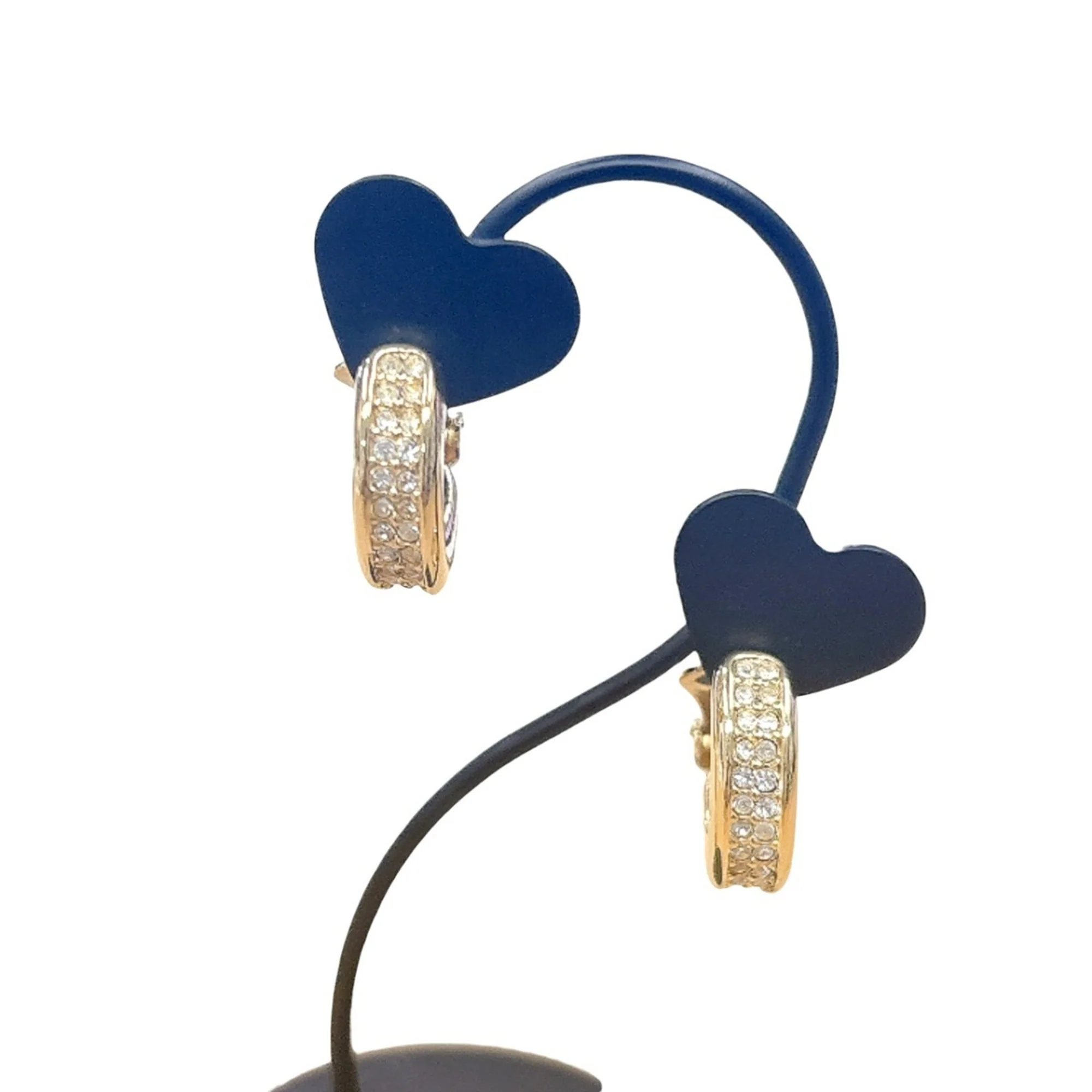Earrings Rhinestone Hoop