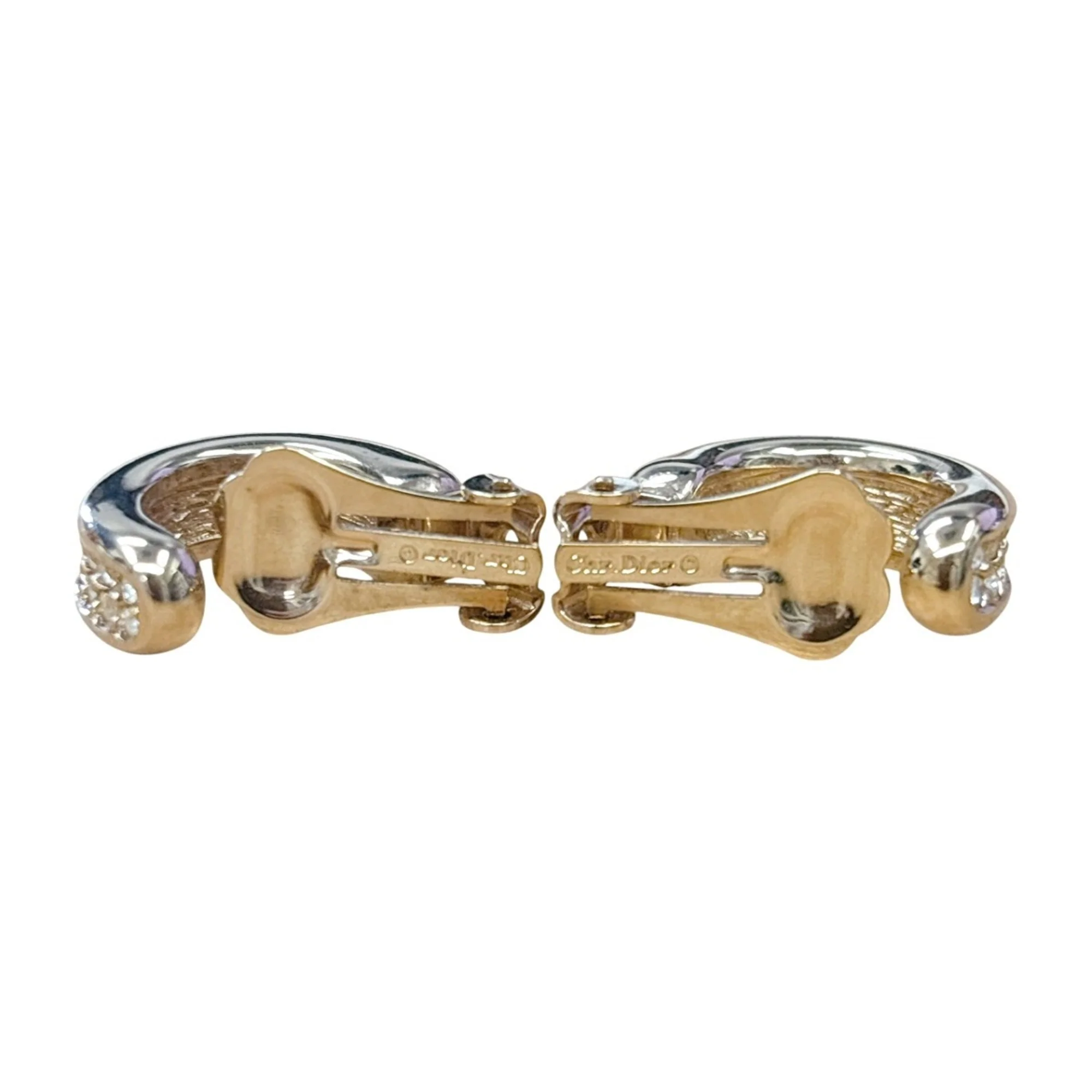 Earrings Rhinestone Hoop - Image 4